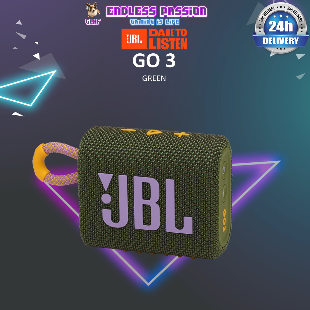 JBL Go 3 Mini Portable Bluetooth Speaker