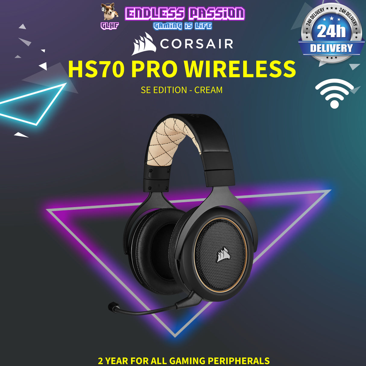 Corsair HS70 PRO Wireless SE Gaming Headset