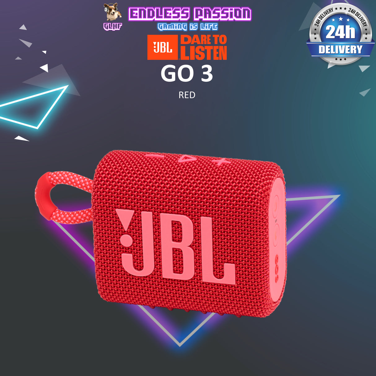 JBL Go 3 Mini Portable Bluetooth Speaker