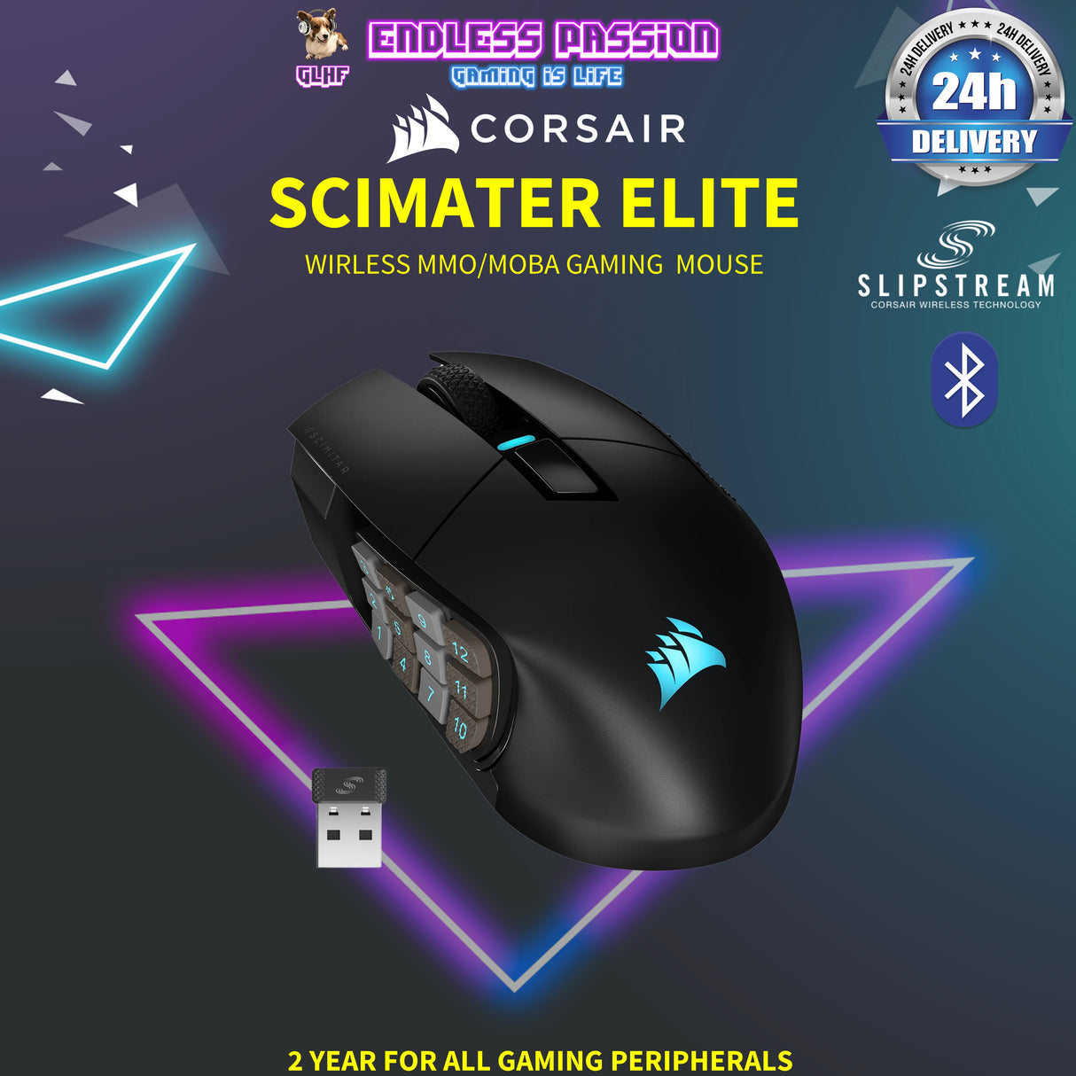 Corsair Scimitar Elite Wireless Gaming Mouse