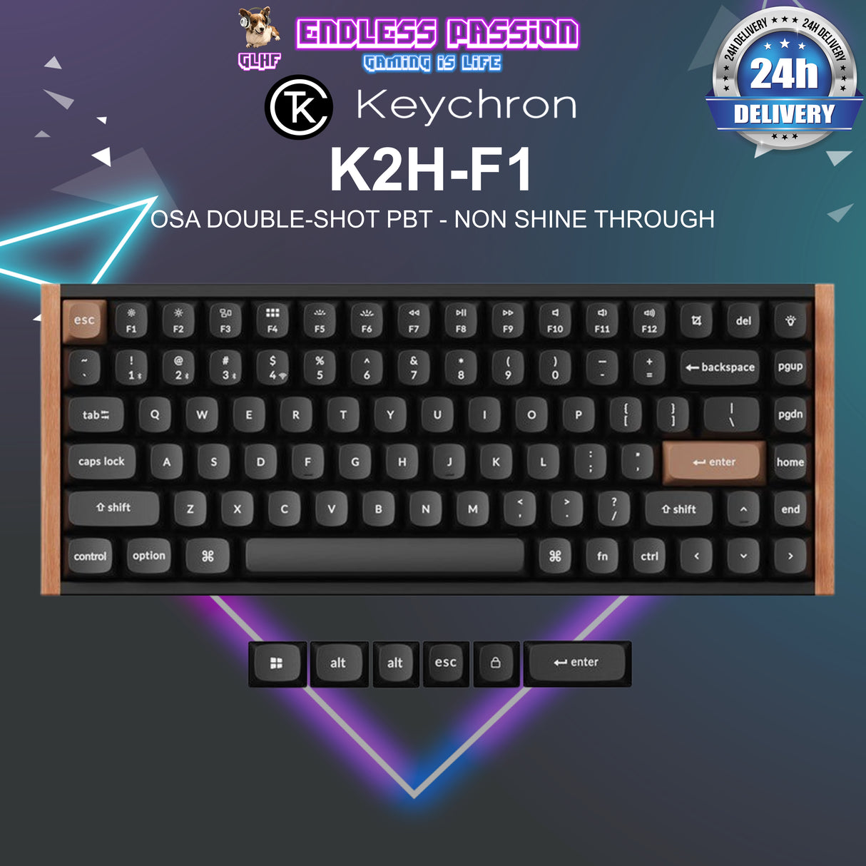 Keychron K2 HE Wireless Magnetic Switch Custom Keyboard