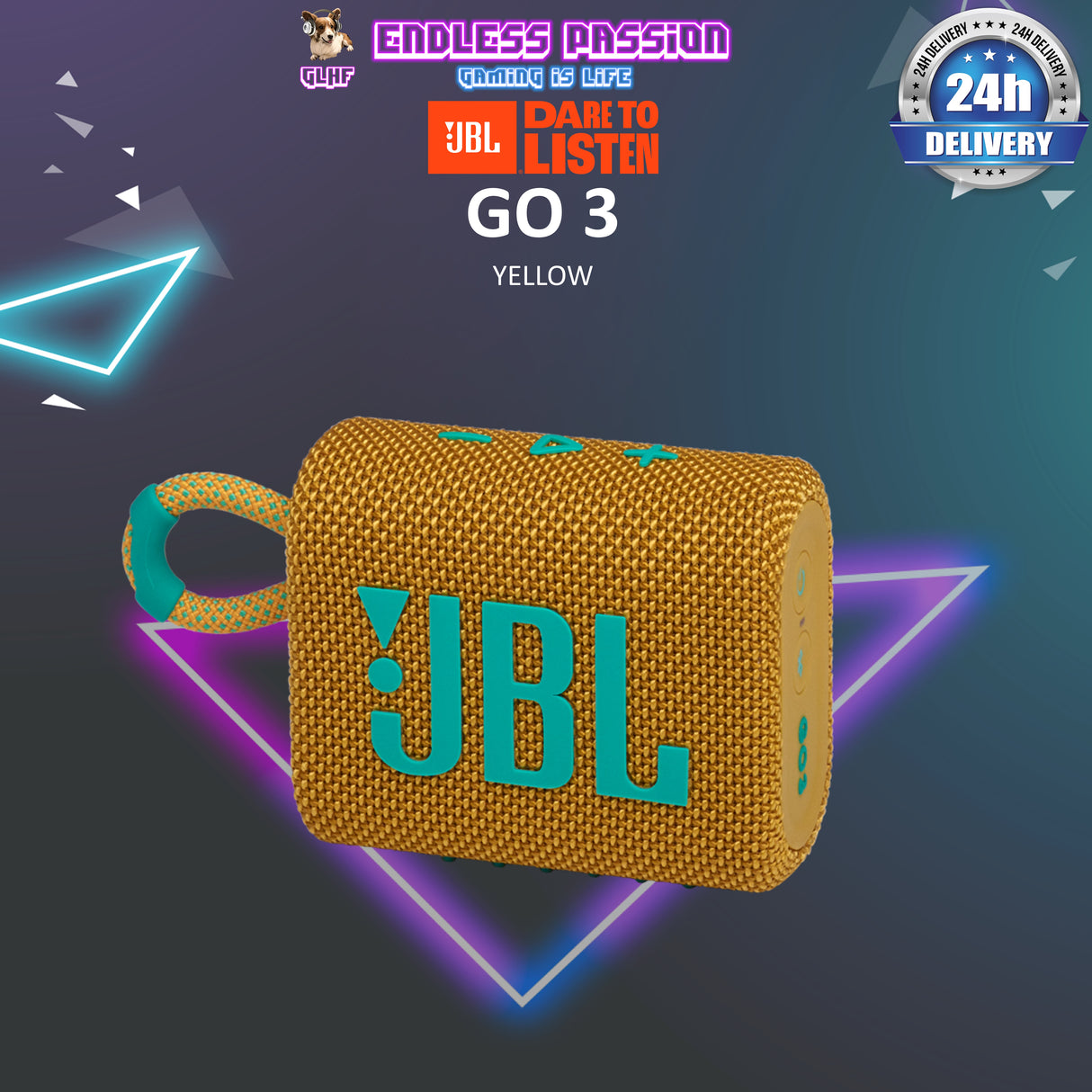 JBL Go 3 Mini Portable Bluetooth Speaker