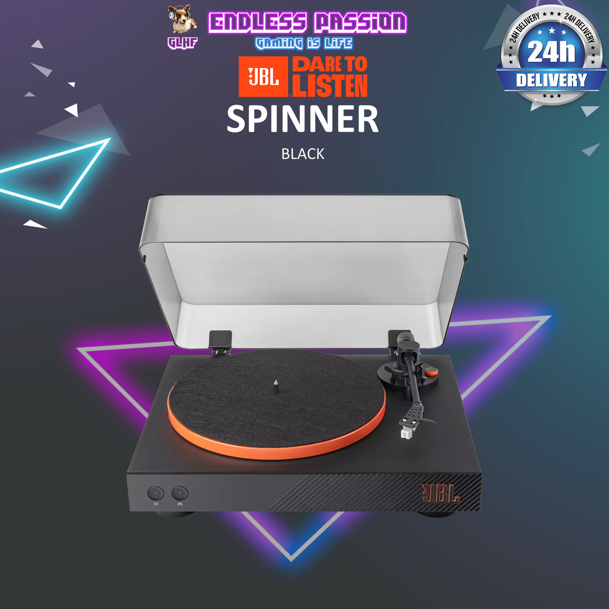 JBL Spinner Bluetooth TurnTable Player