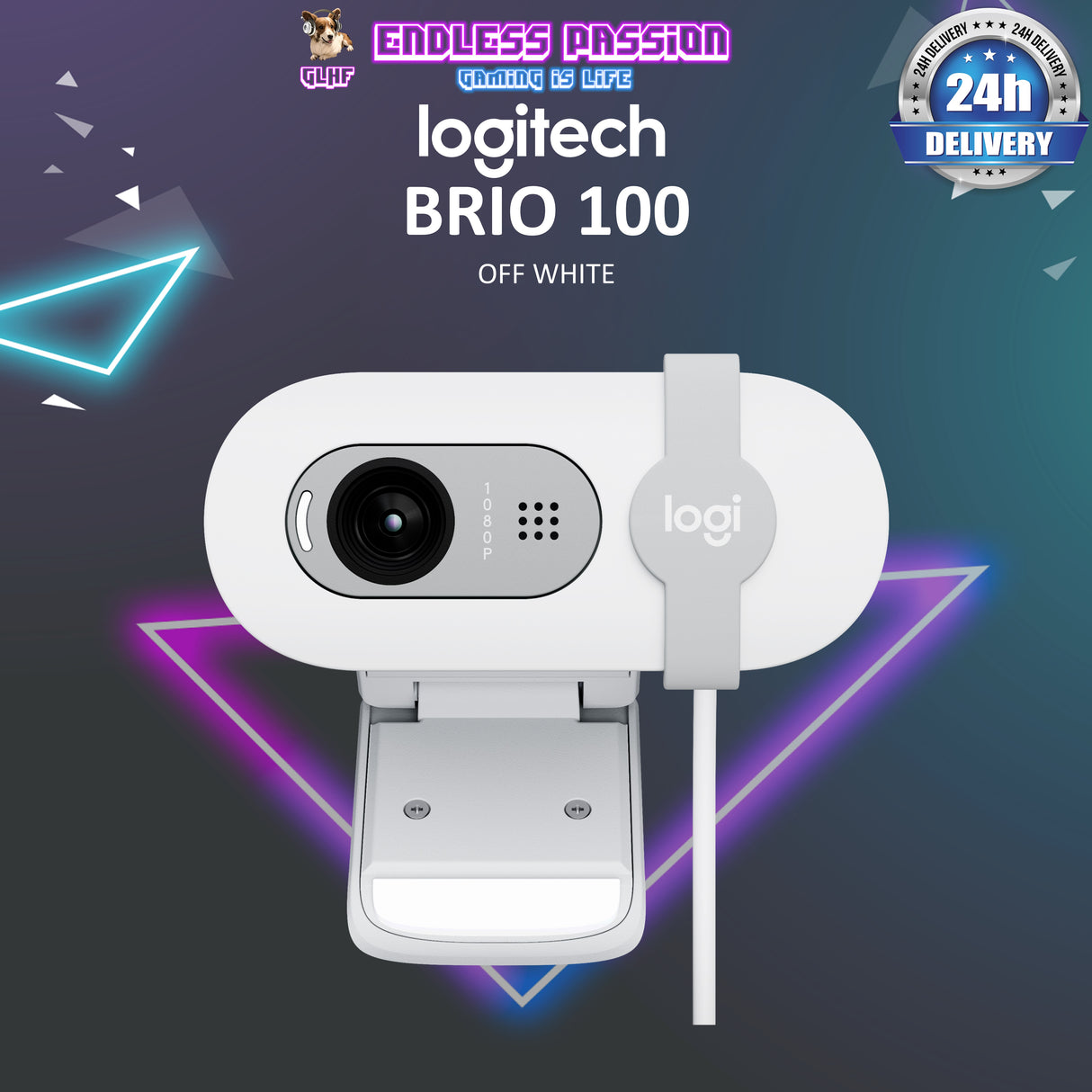 Logitech Brio 100 Full HD Webcam