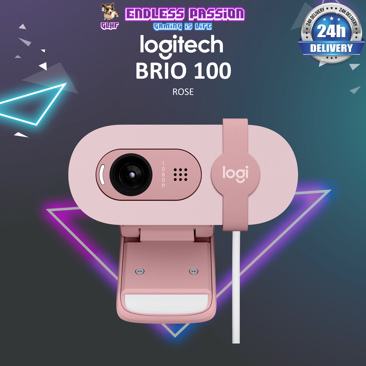 Logitech Brio 100 Full HD Webcam