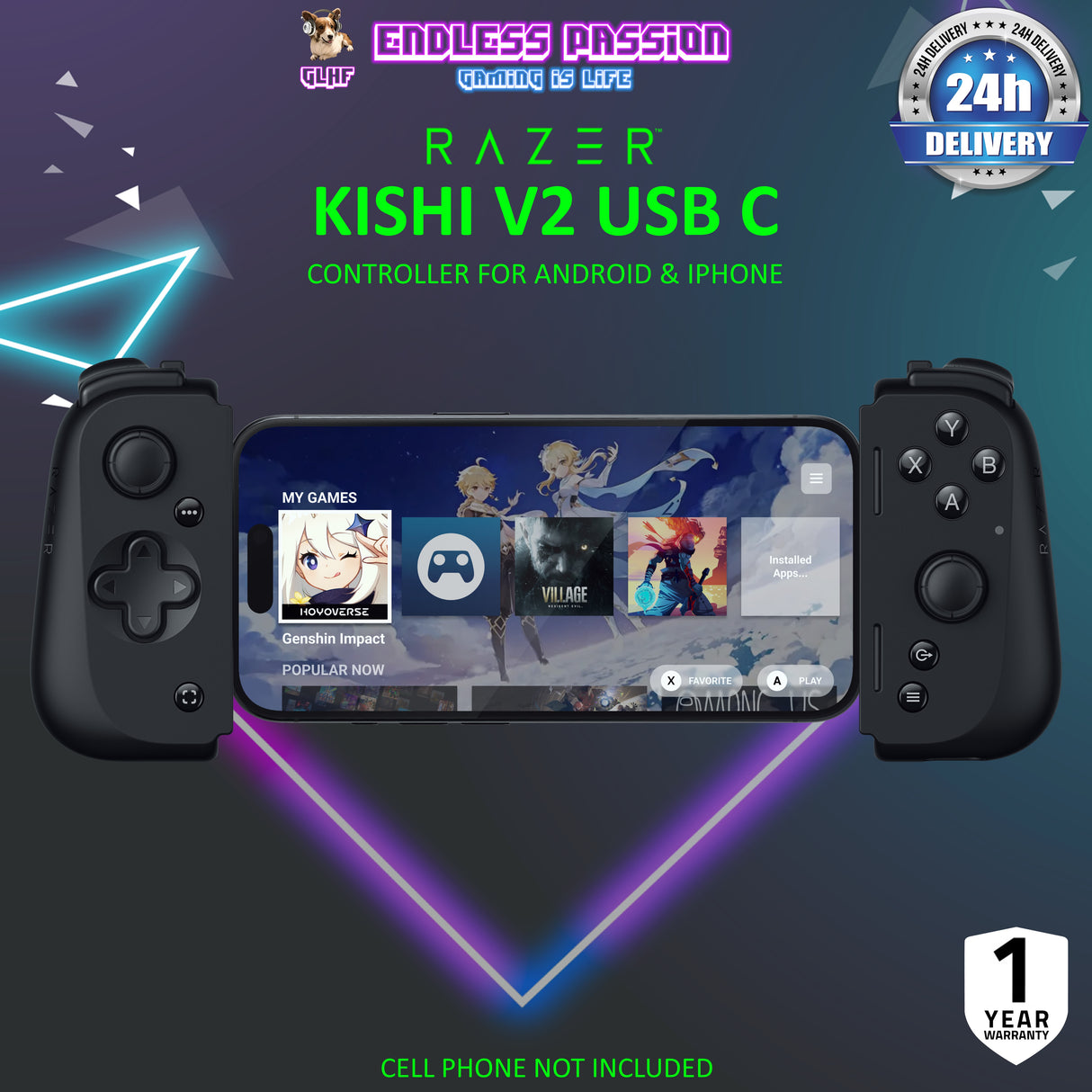 Razer Kishi V2 USB-C Gaming Controller