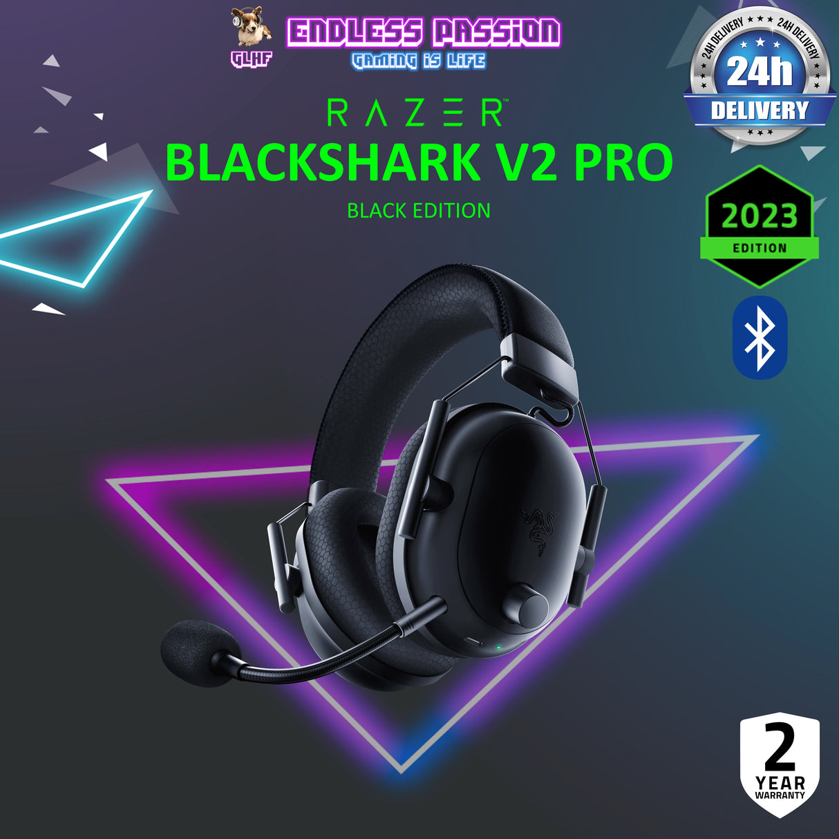 Razer BlackShark V2 Pro Wireless Gaming Headset - 2023 Edition