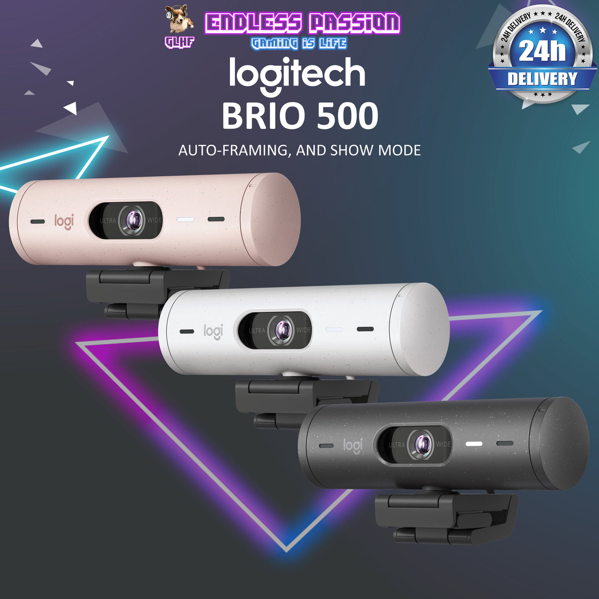 Logitech Brio 500 Full HD Webcam