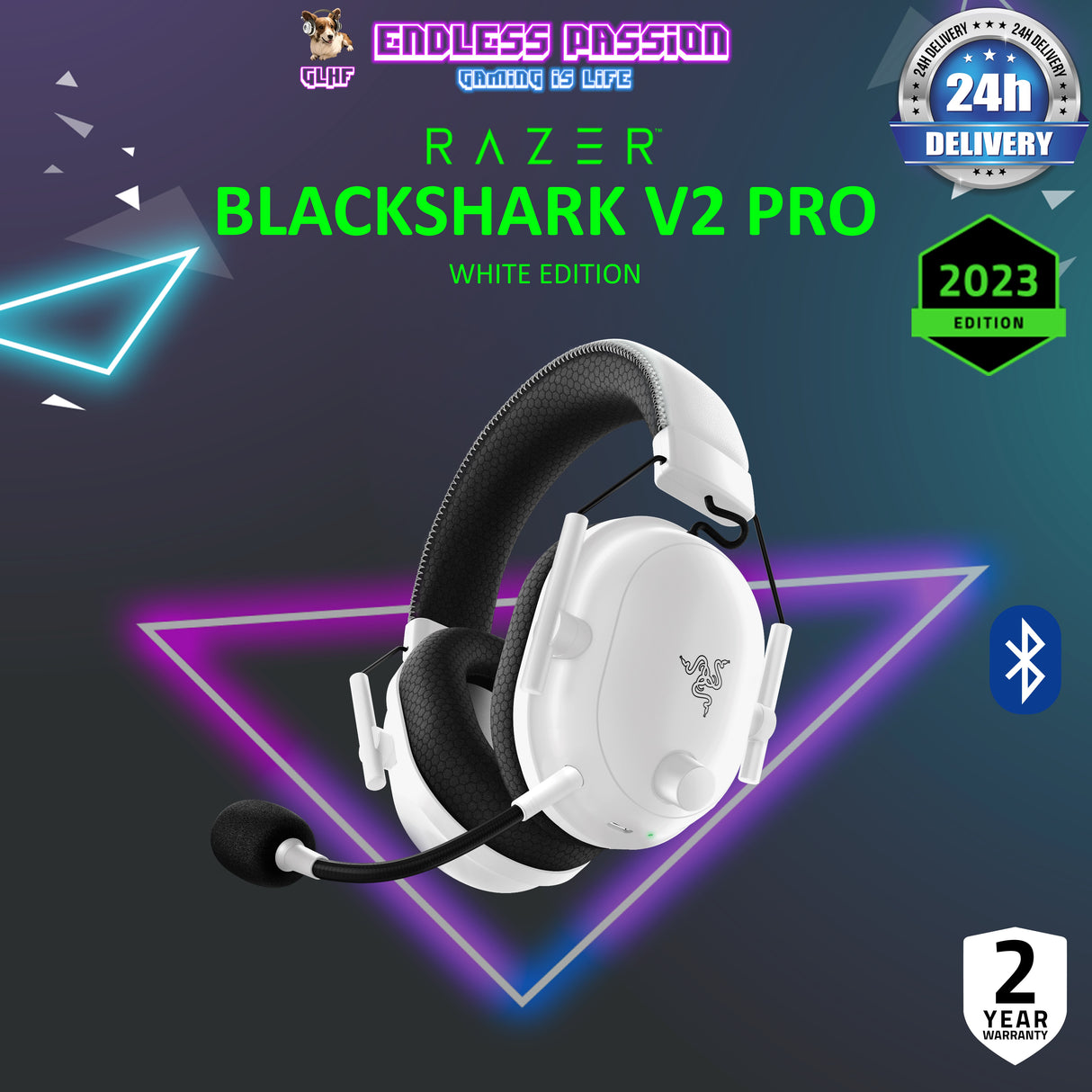 Razer BlackShark V2 Pro Wireless Gaming Headset - 2023 Edition