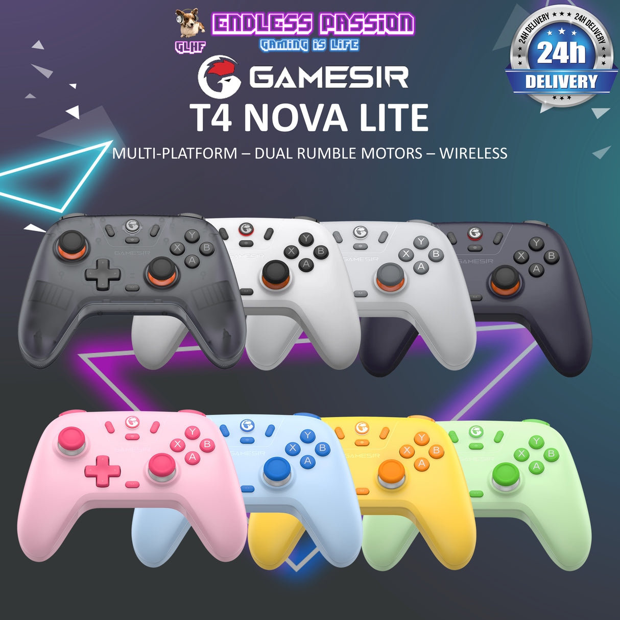 GameSir T4 Nova Lite Multi-Platform Wireless Controller