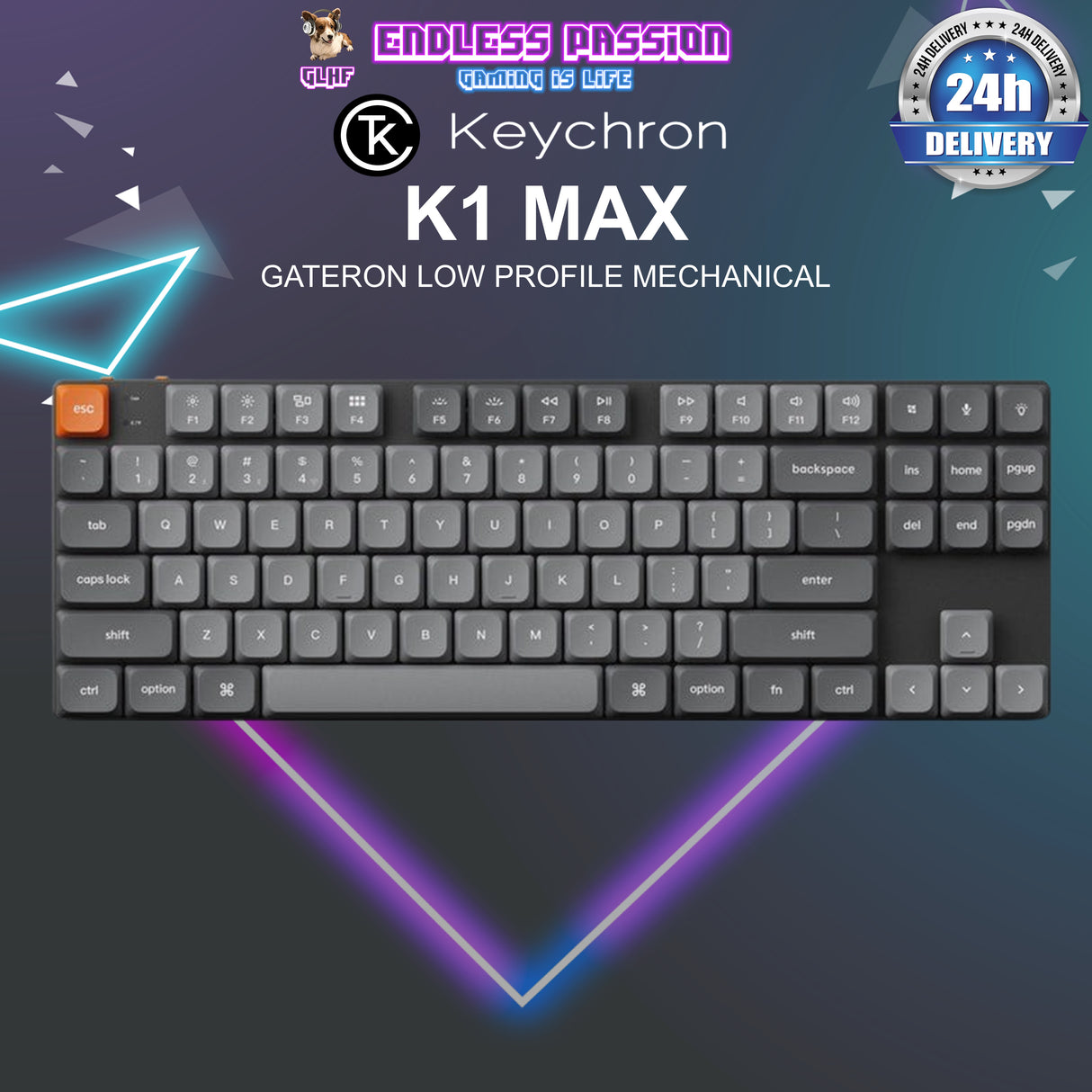 Keychron K1 Max 80% Wireless Gaming Keyboard