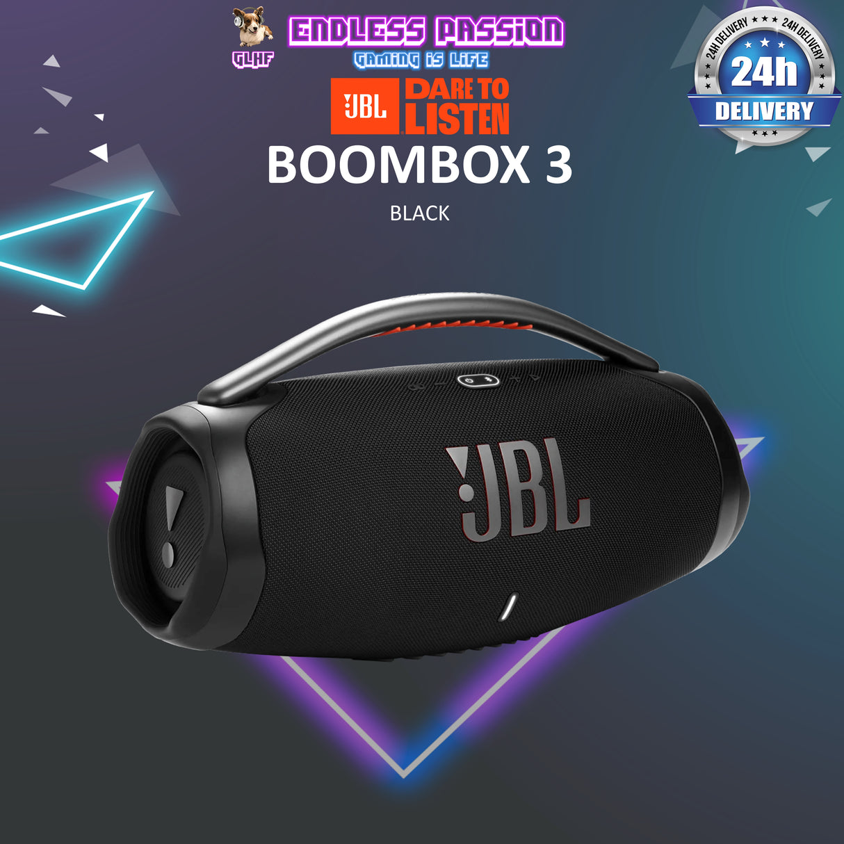 JBL Boombox 3 Portable Bluetooth Speaker