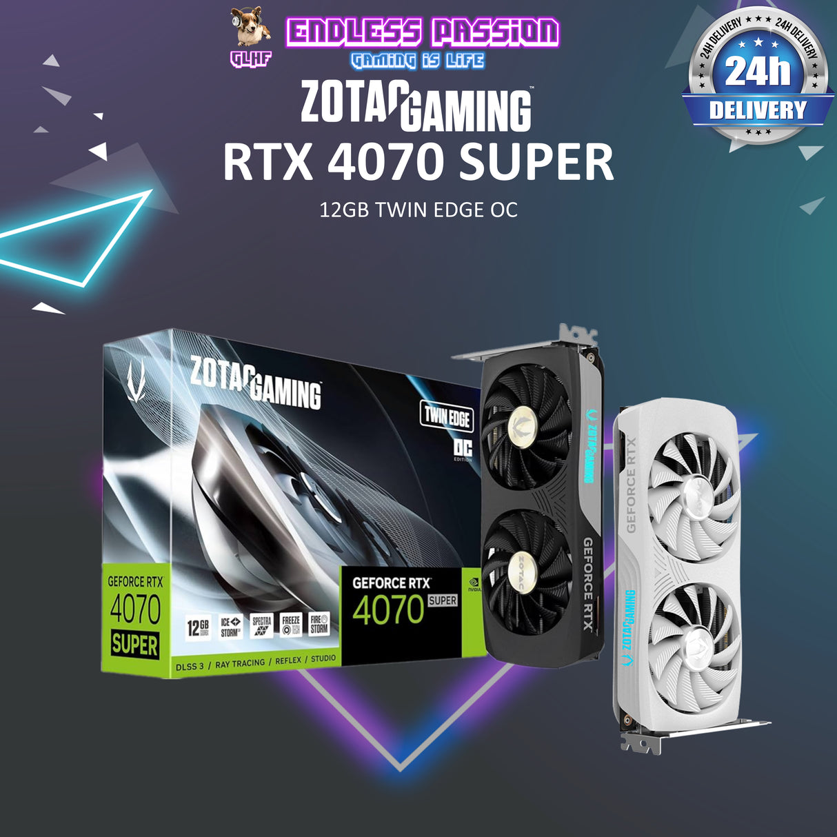 ZOTAC GeForce RTX 4070 12GB Super Twin Edge OC