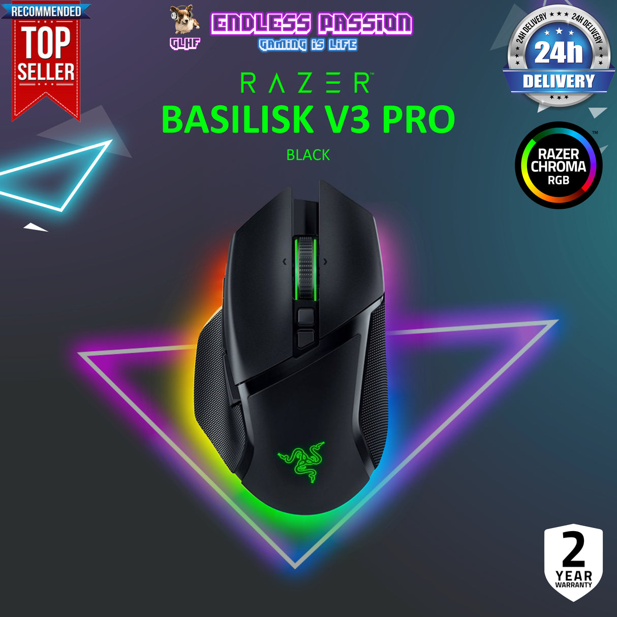 Razer Basilisk V3 Pro Wireless Gaming Mouse