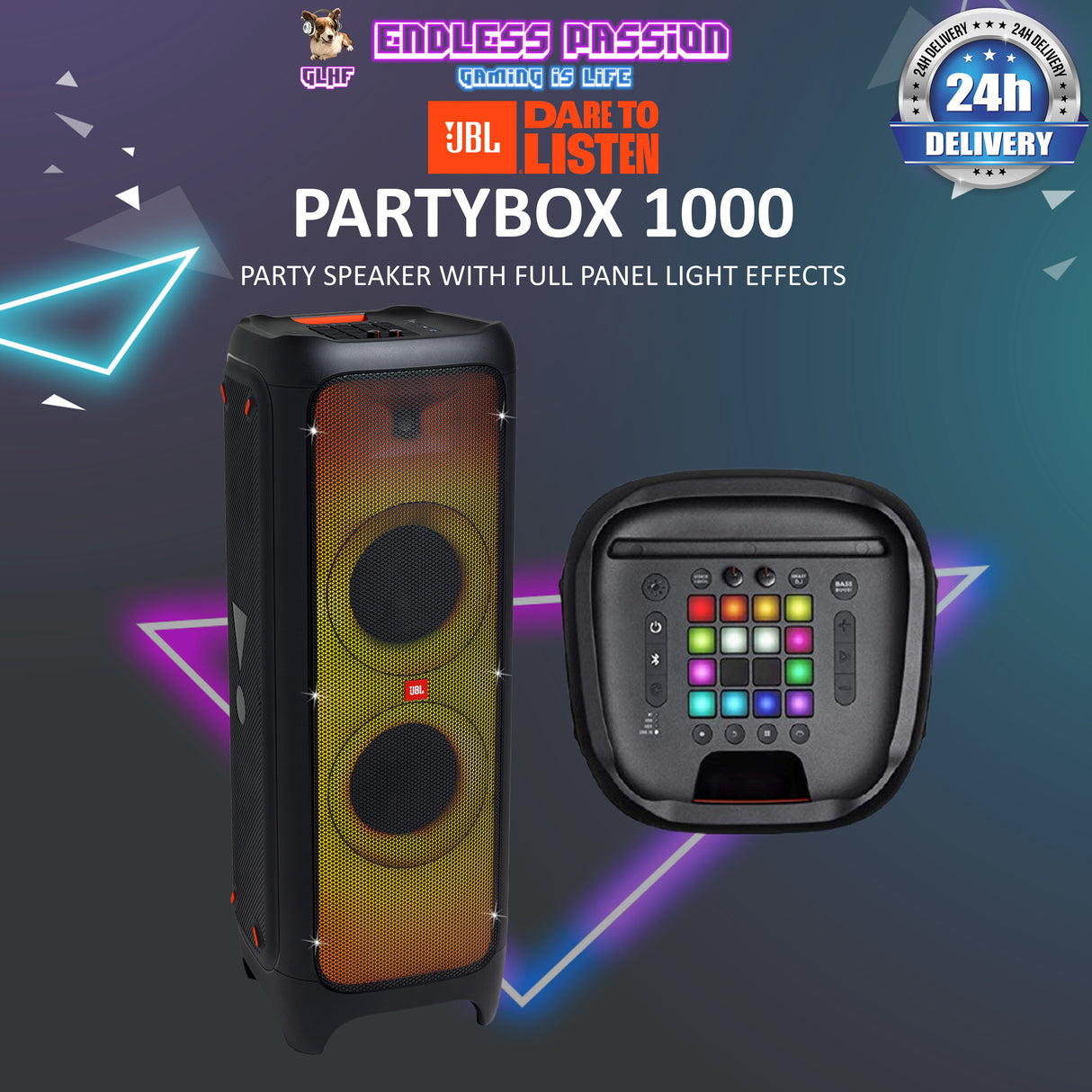 JBL PartyBox 1000 Portable Party Speaker