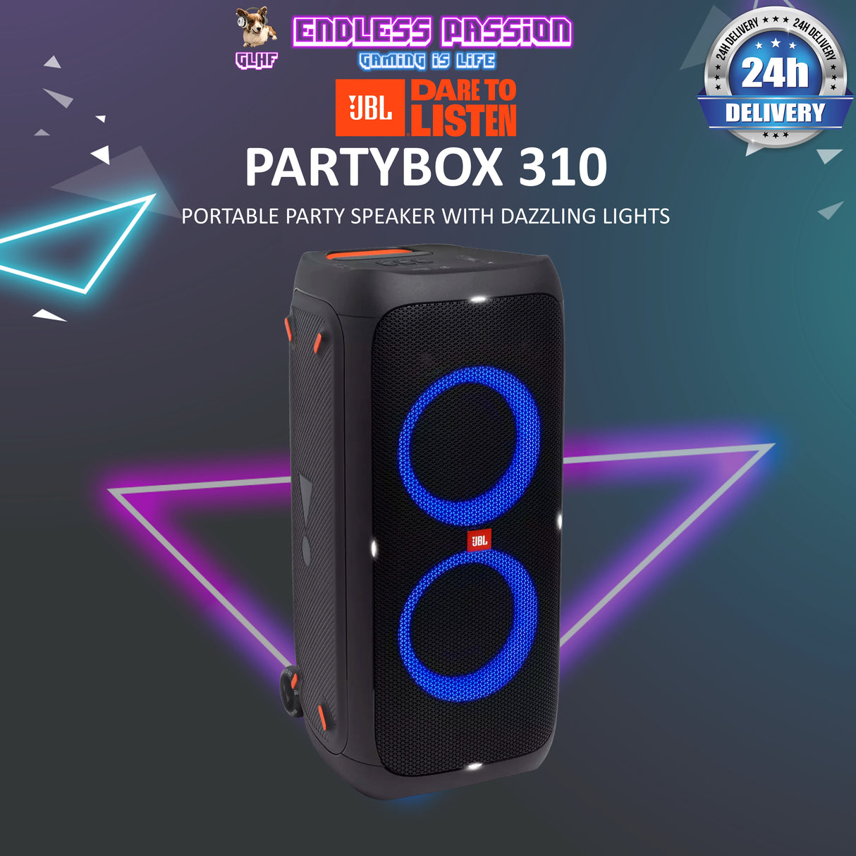 JBL PartyBox 310 Portable Party Speaker