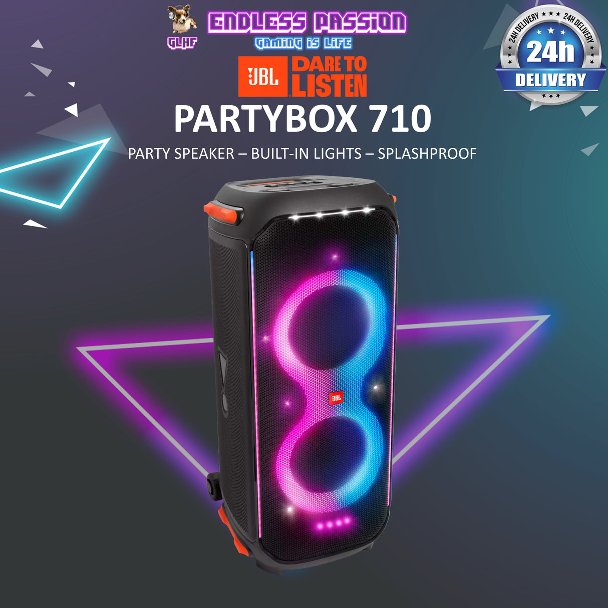 JBL PartyBox 710 Portable Party Speaker