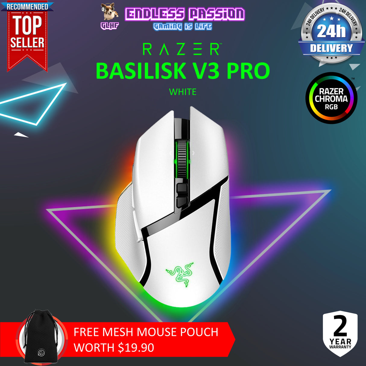 Razer Basilisk V3 Pro Wireless Gaming Mouse