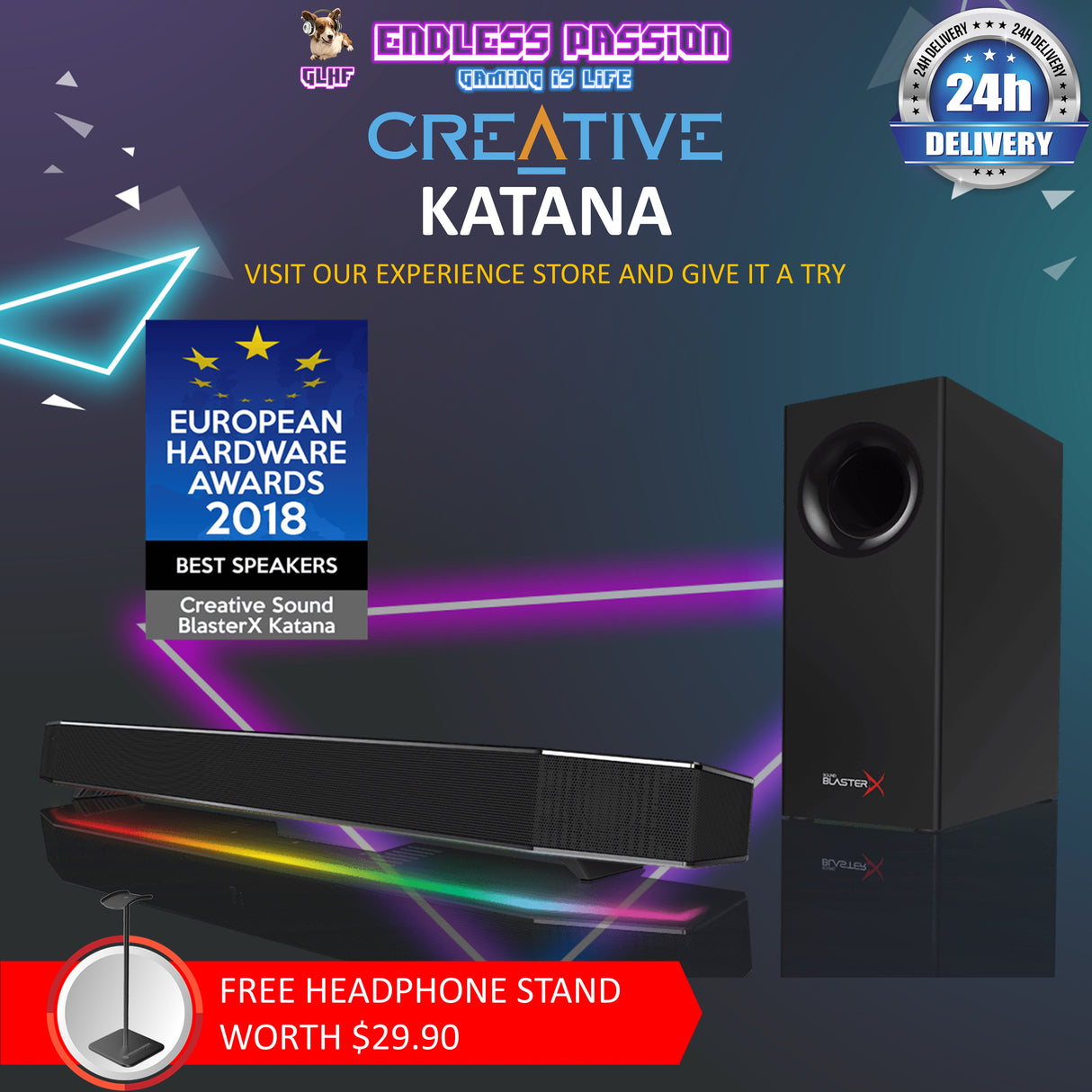 Creative Katana Sound BlasterX Sound Bar