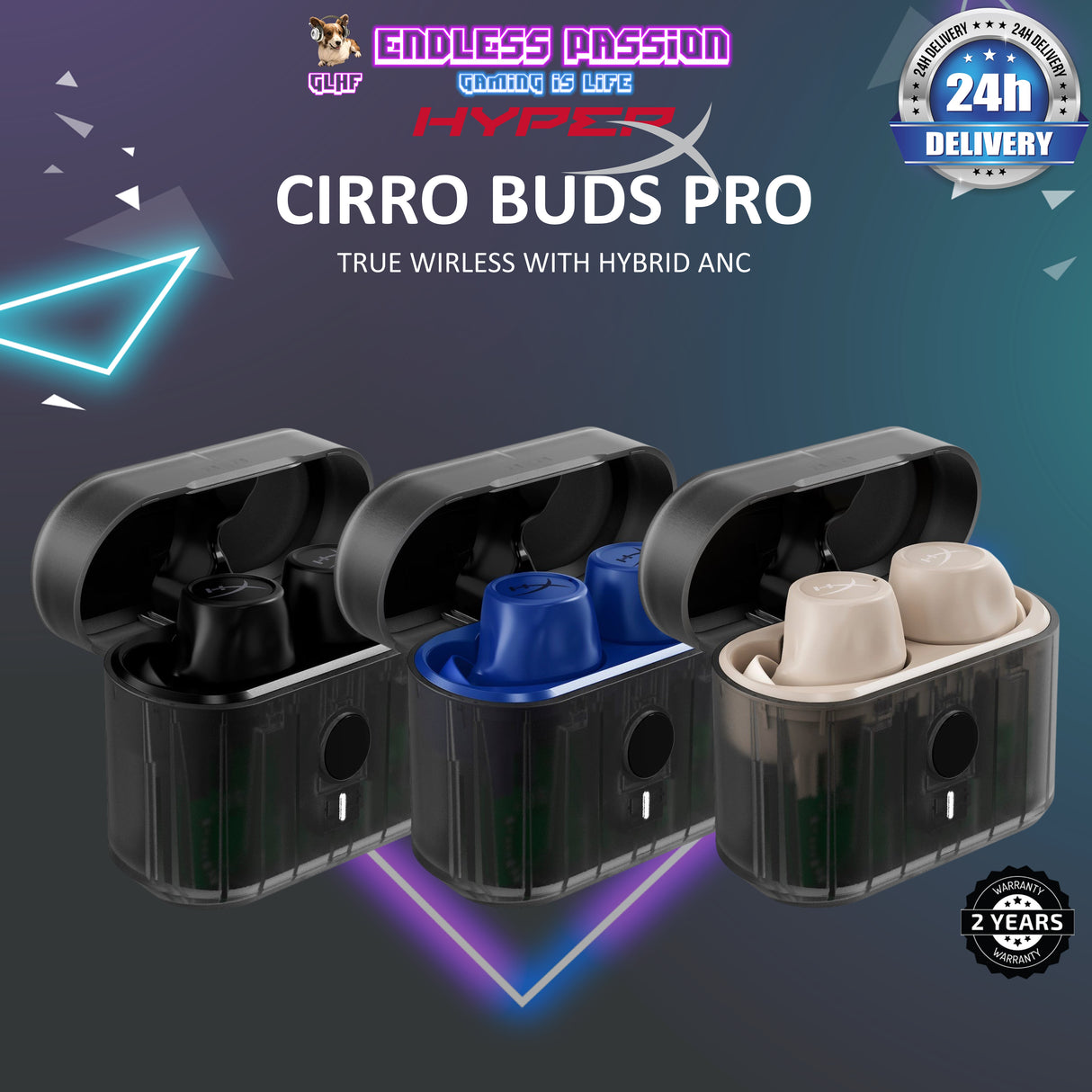 HyperX Cirro Buds Pro Gaming Earbuds