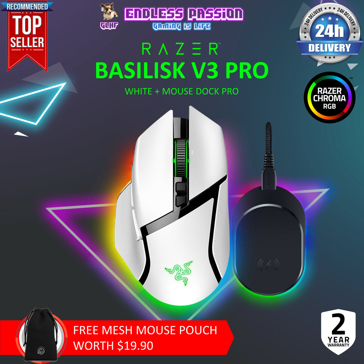 Razer Basilisk V3 Pro Wireless Gaming Mouse