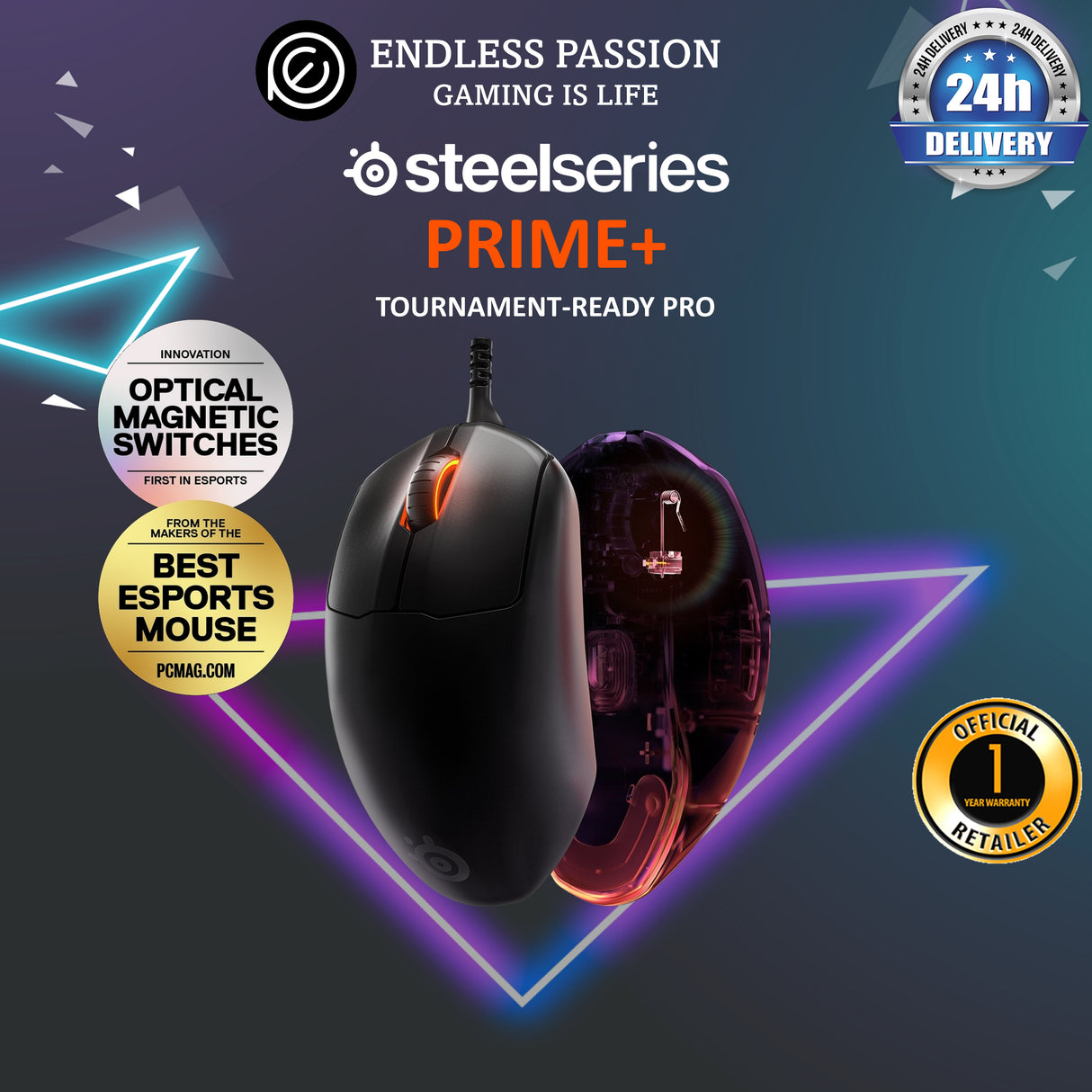 SteelSeries Prime+ Gaming Mouse