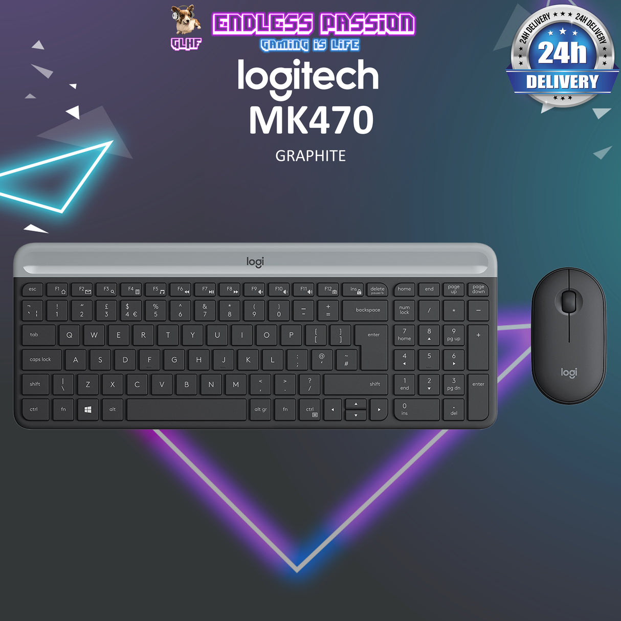 Logitech MK470 Wireless Slim Combo