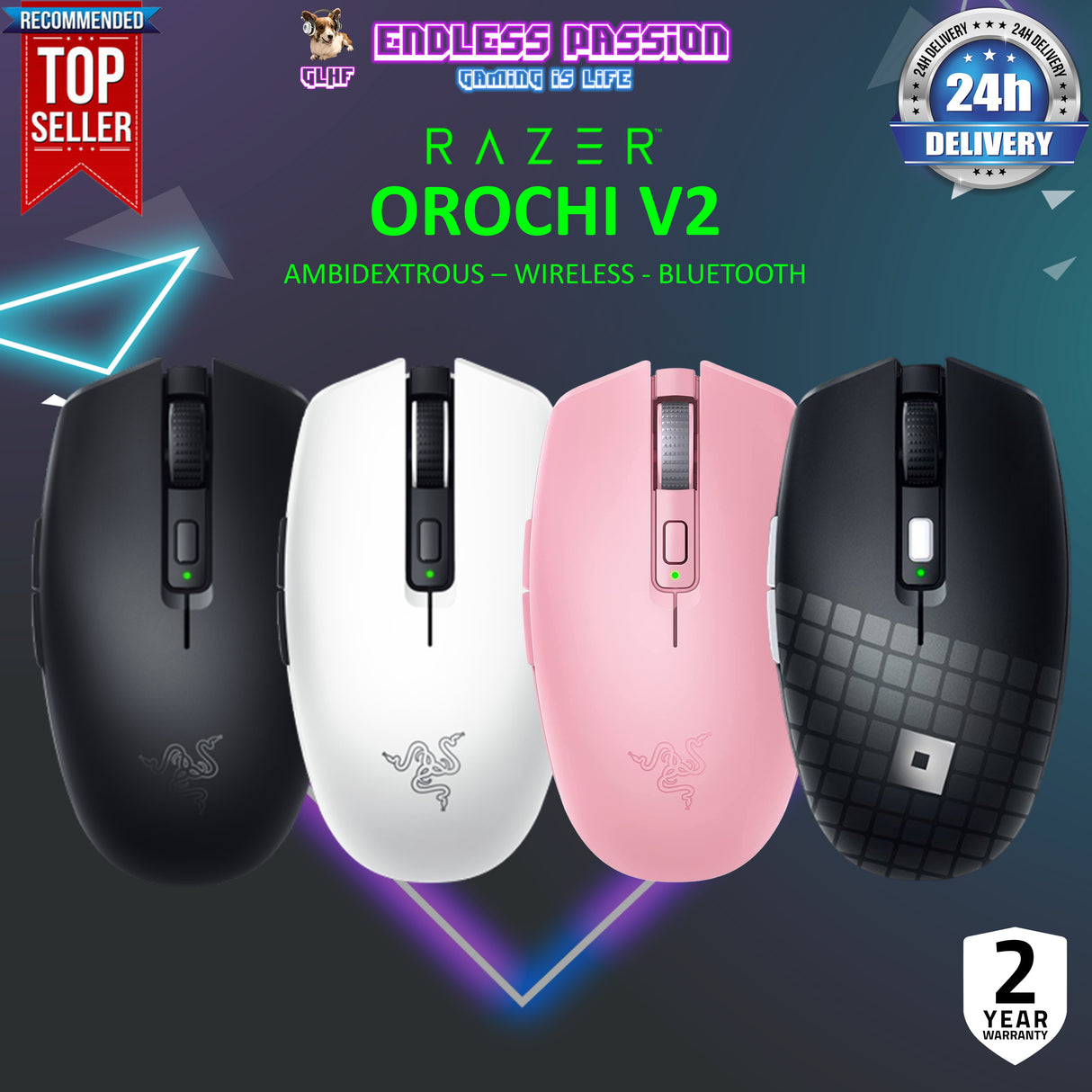 Razer Orochi V2 Mobile Wireless Gaming Mouse