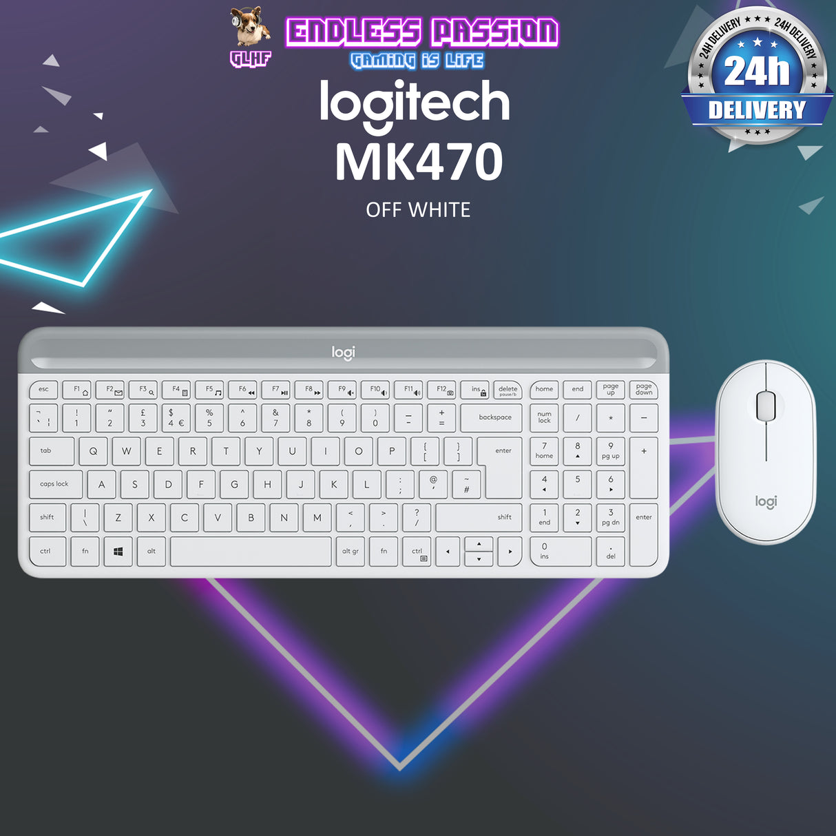 Logitech MK470 Wireless Slim Combo