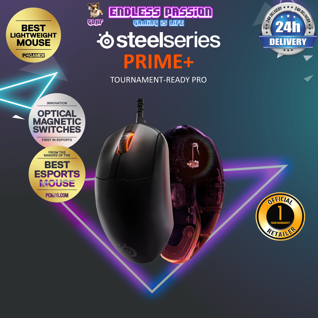 SteelSeries Prime+ Gaming Mouse