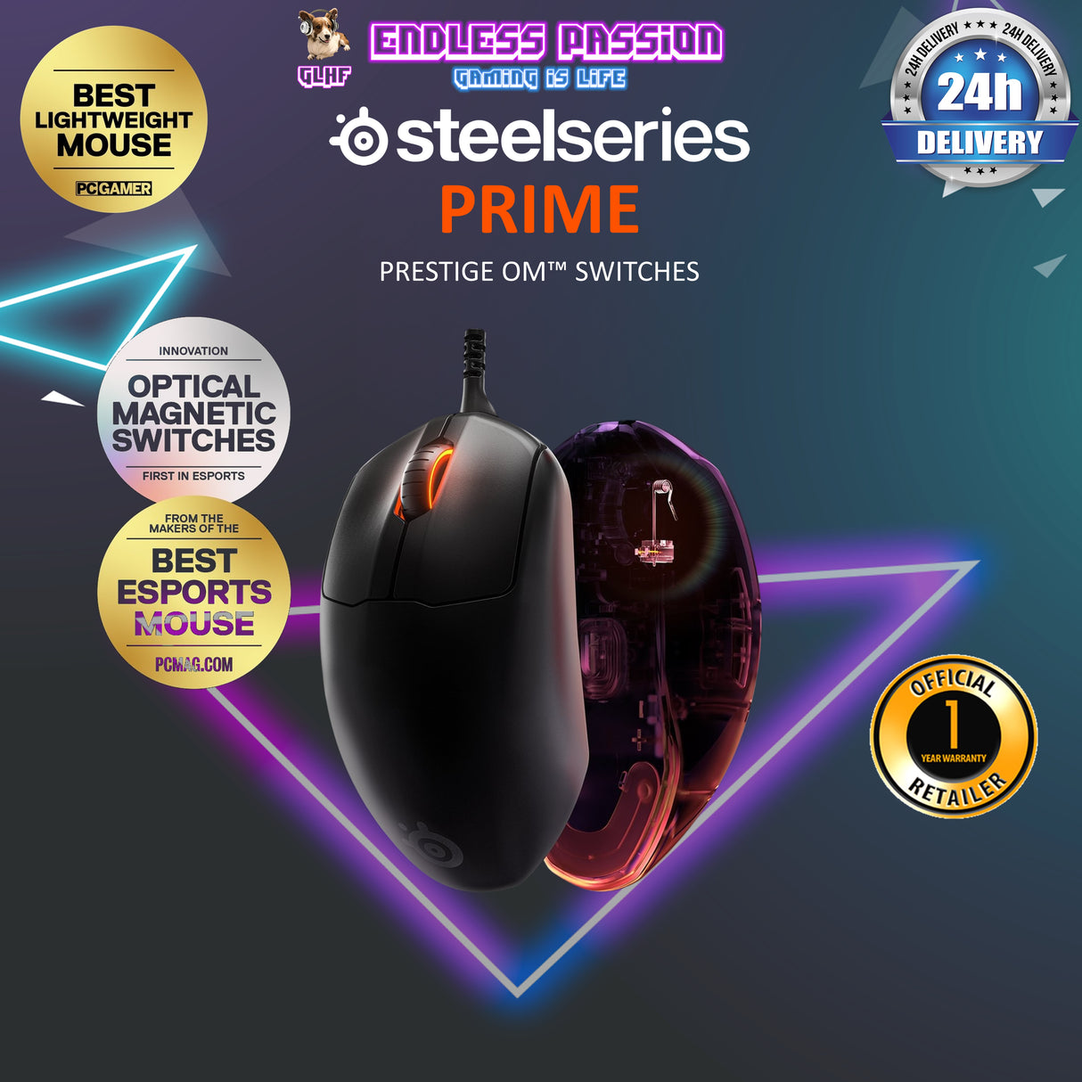 SteelSeries Prime Gaming Mouse