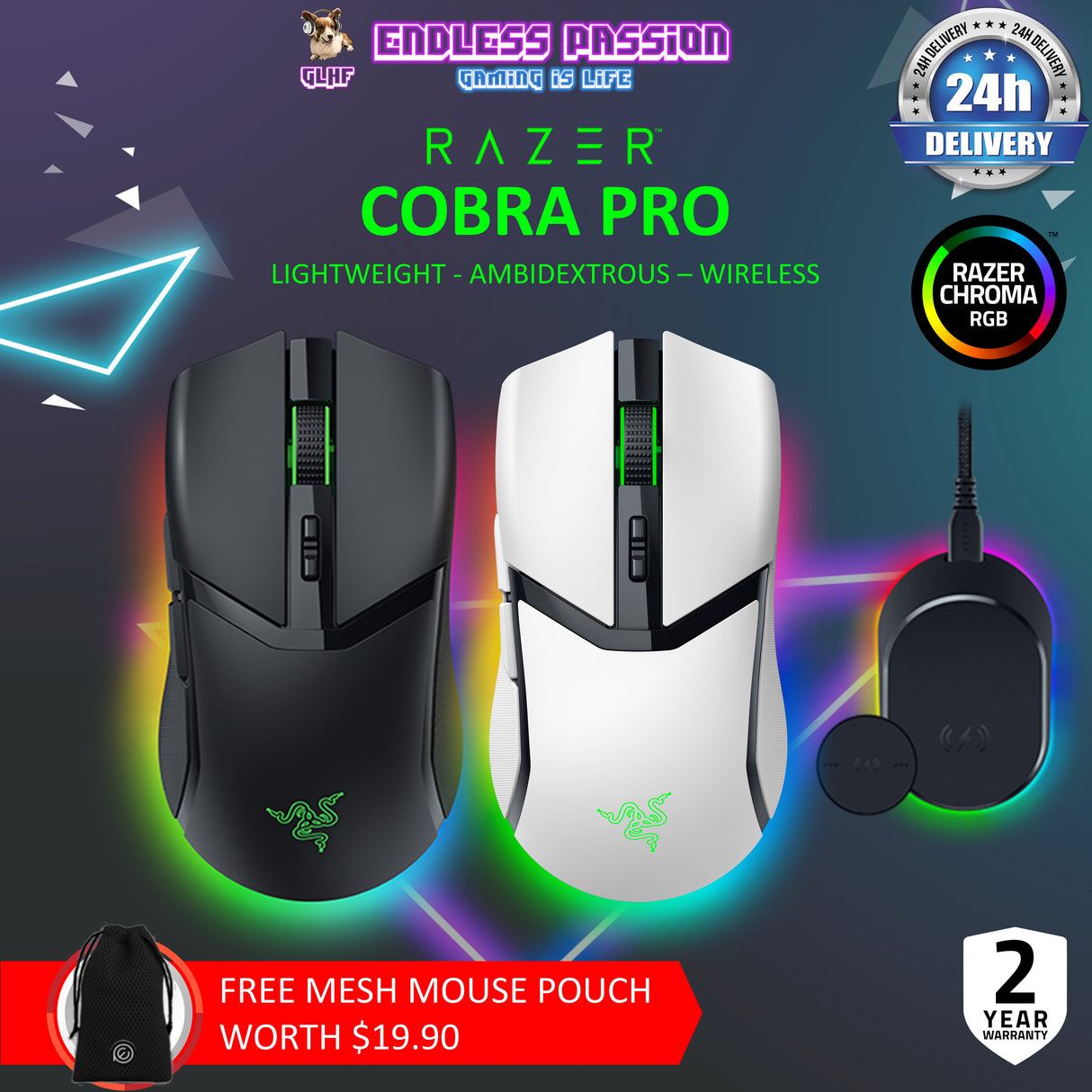 Razer Cobra Pro Wireless Gaming Mouse