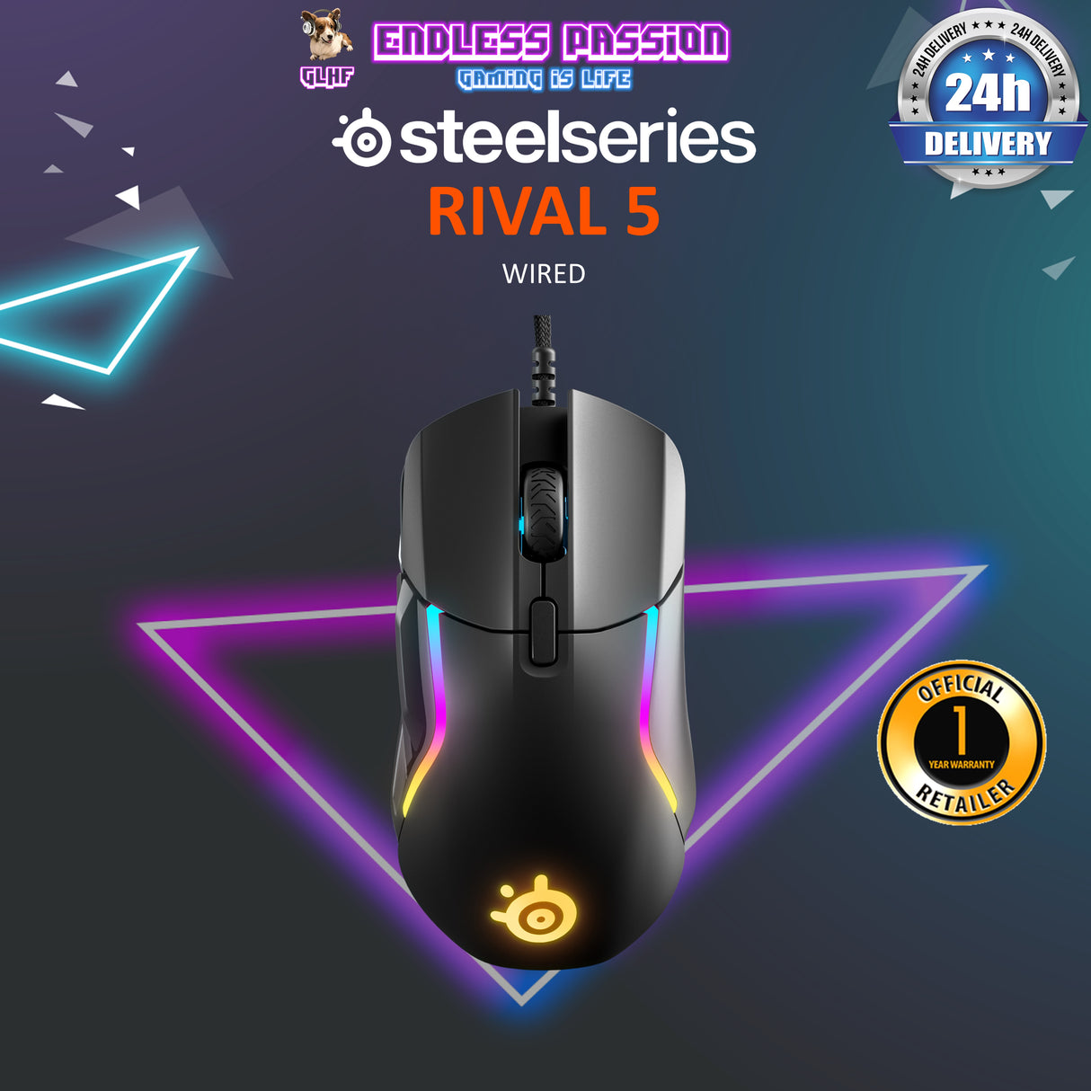 SteelSeries Rival 5 Gaming Mouse