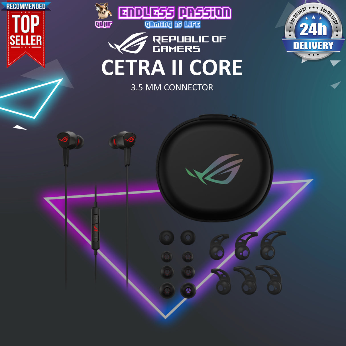 Asus ROG Cetra II Core In-Ear Gaming Headphones