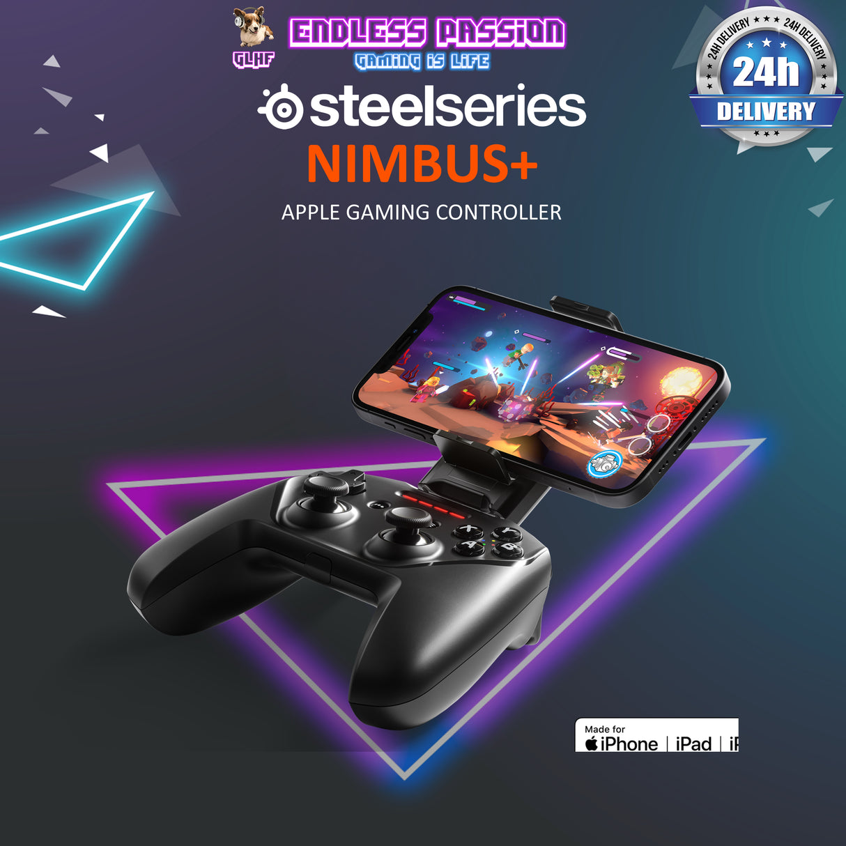 SteelSeries Nimbus + Apple Gaming Controller