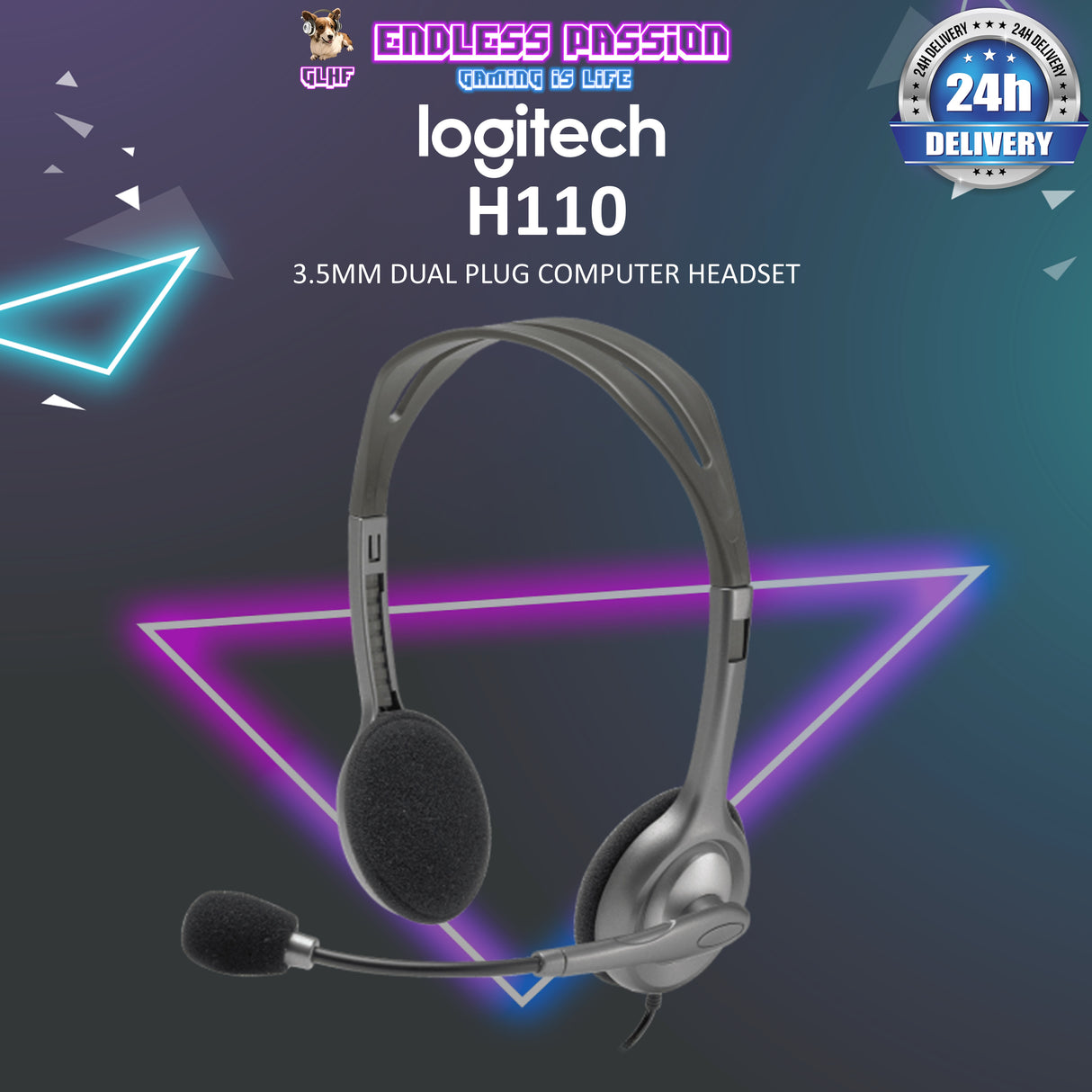 Logitech H110 Wired Stereo Headset