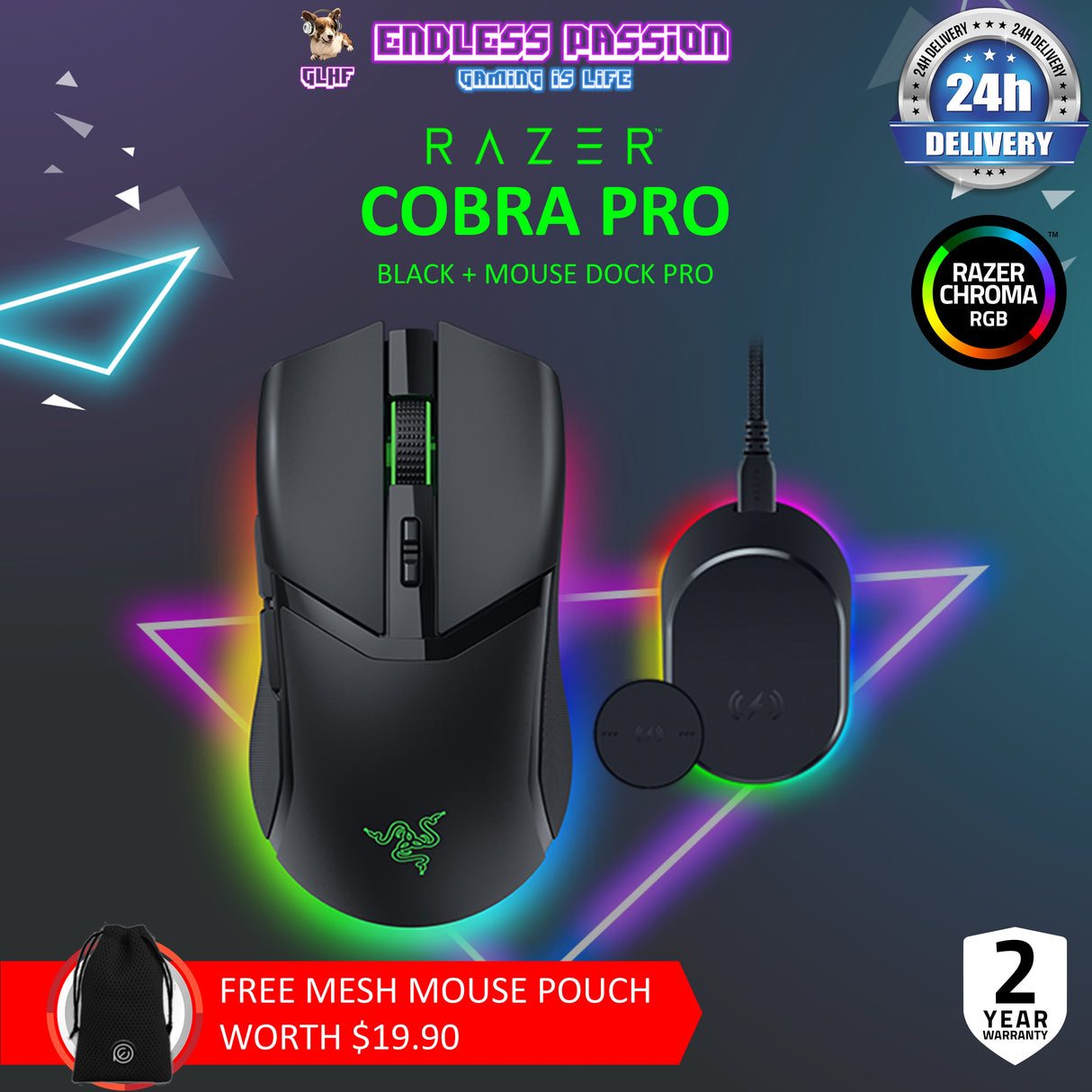 Razer Cobra Pro Wireless Gaming Mouse