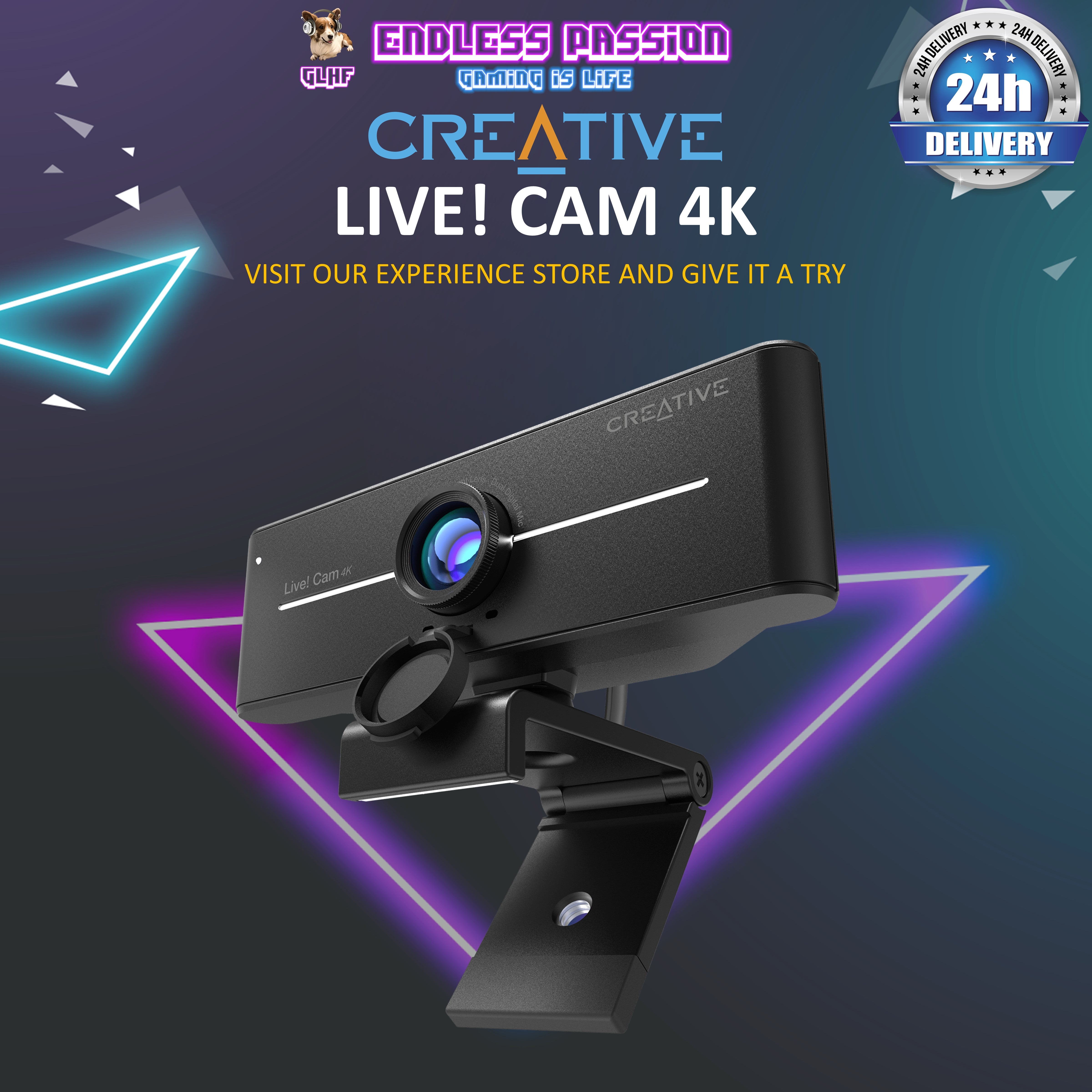 Creative Live! Cam Sync 4K UHD USB Webcam – Endless Passion