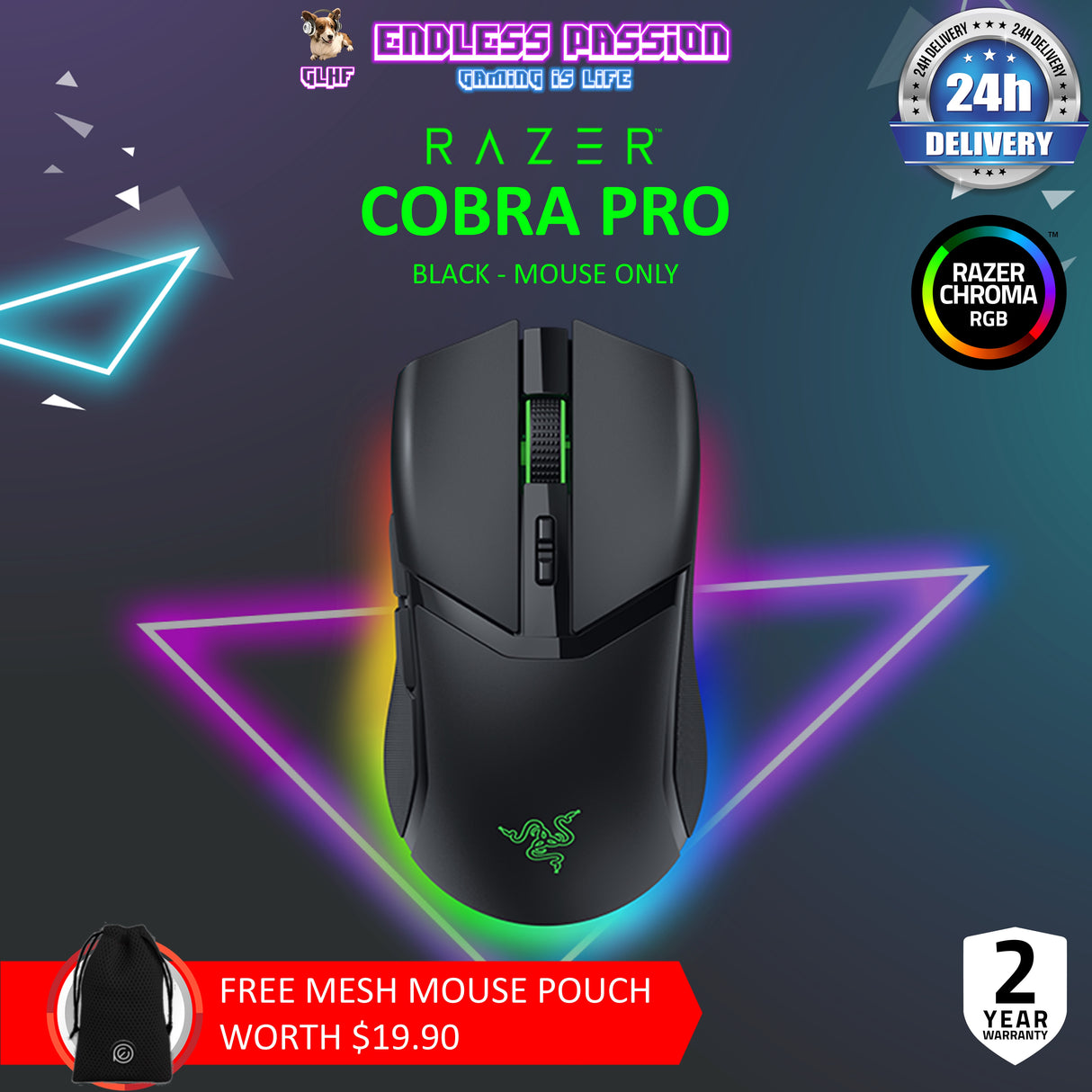 Razer Cobra Pro Wireless Gaming Mouse