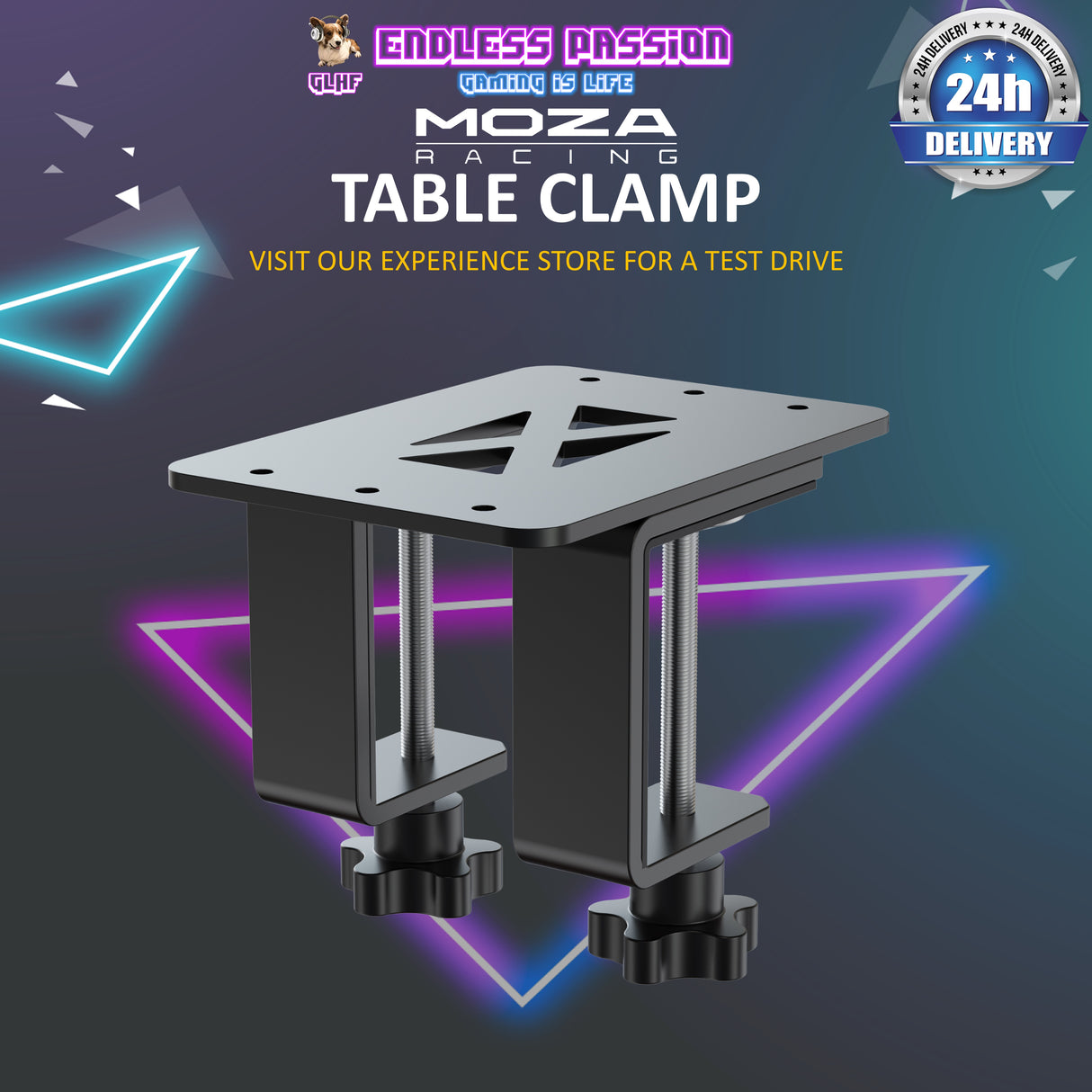 MOZA Handbrake / Shifter Table Clamp