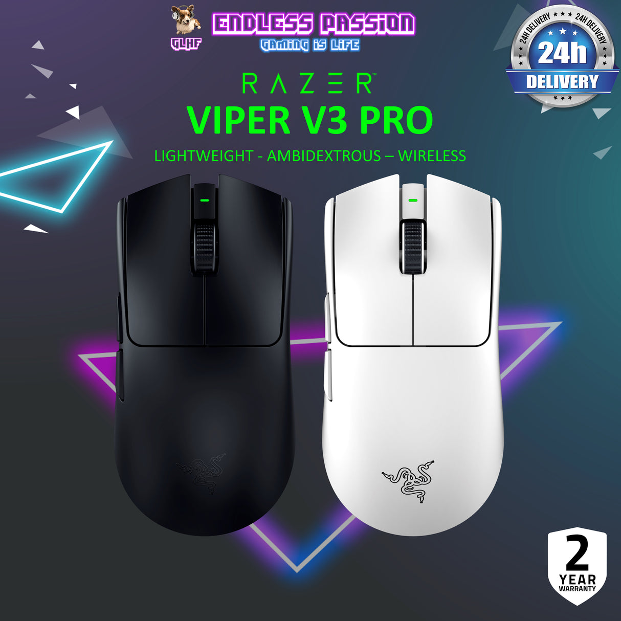 Razer Viper V3 Pro - Wireless Esports Gaming Mouse