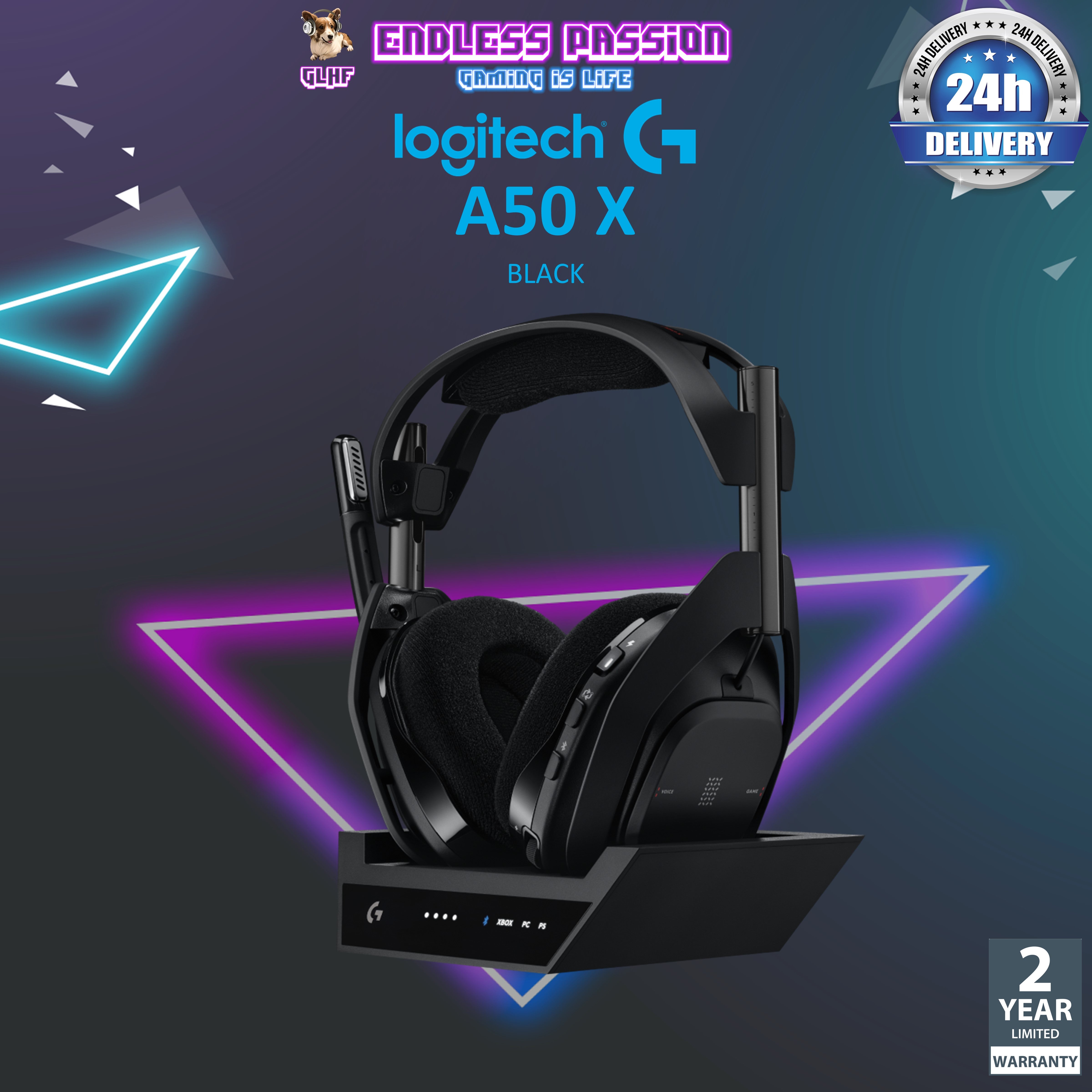 Logitech G Astro A50 X Lightspeed Wireless Gaming Headset + Base Station