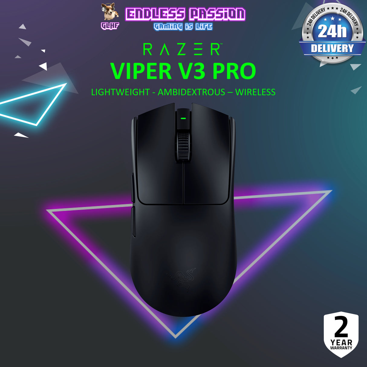 Razer Viper V3 Pro - Wireless Esports Gaming Mouse