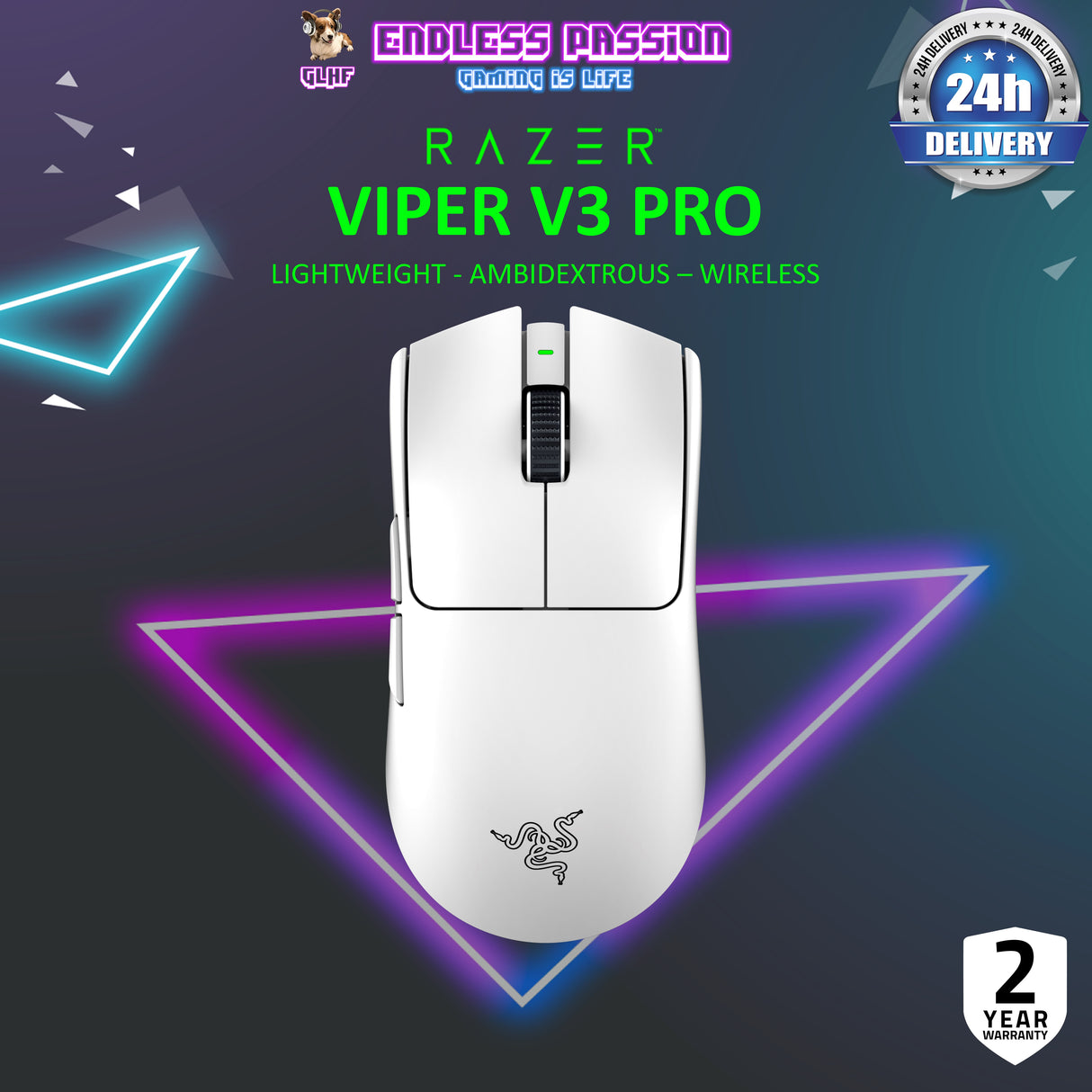 Razer Viper V3 Pro - Wireless Esports Gaming Mouse