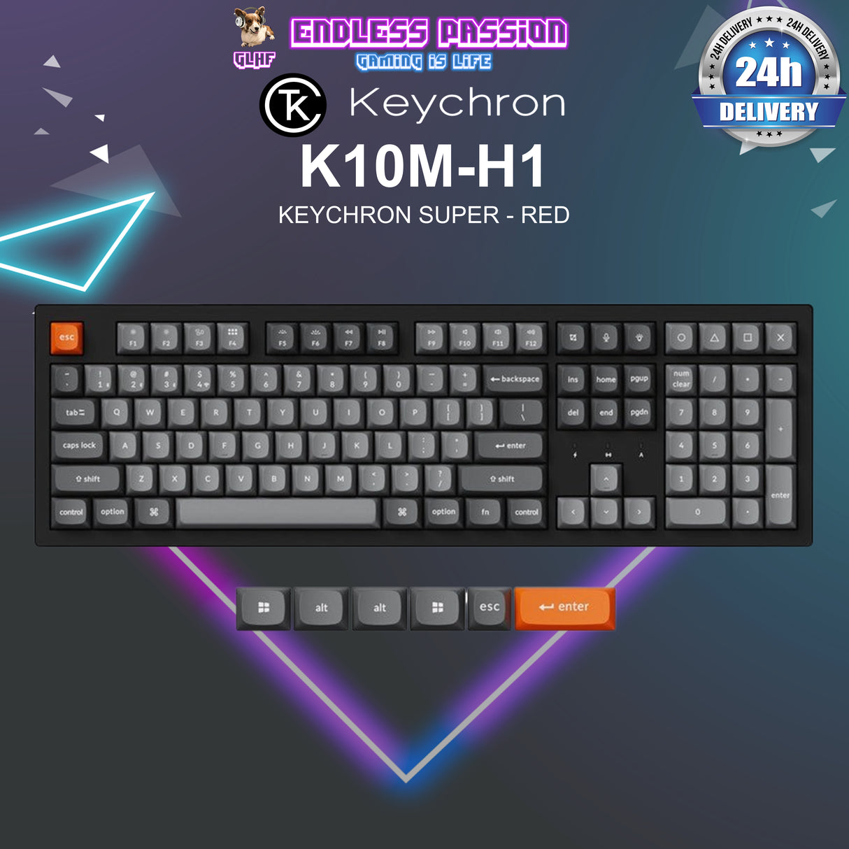 Keychron K10 Max QMK Wireless Mechanical Keyboard