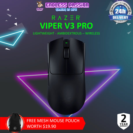 Razer Viper V3 Pro - Wireless Esports Gaming Mouse