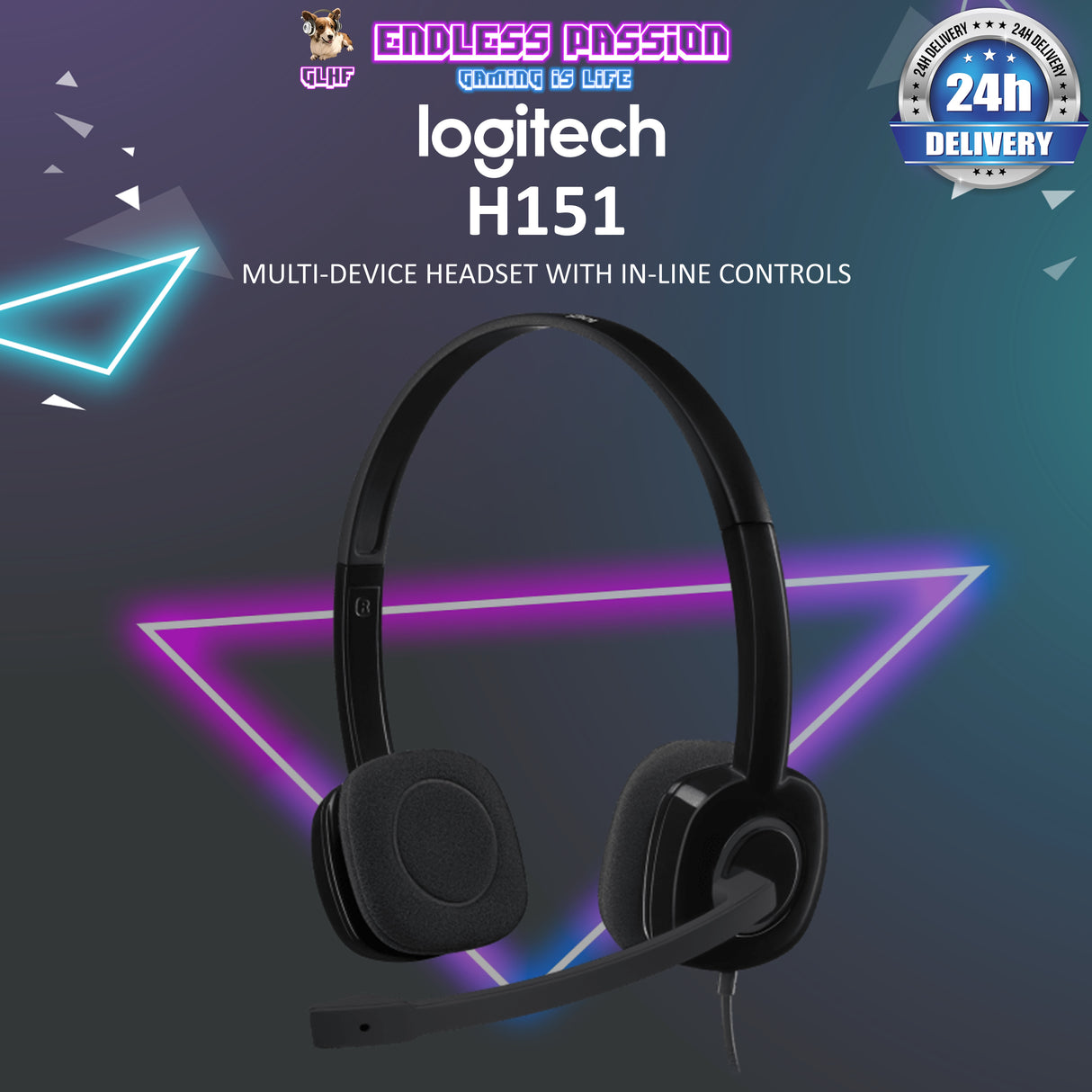 Logitech H151 Wired Stereo Headset