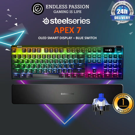 SteelSeries Apex 7 Gaming Keyboard