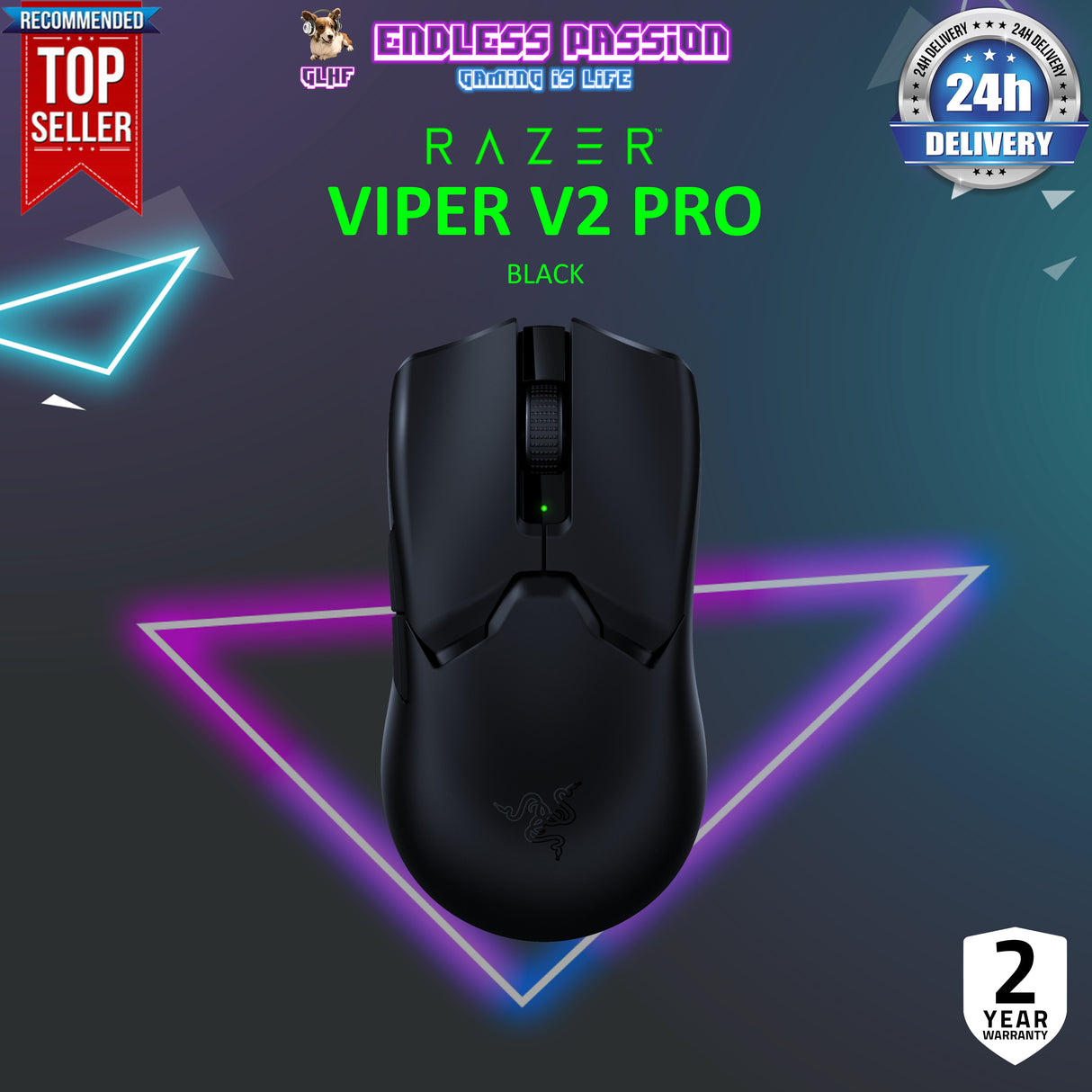 Razer Viper V2 Pro HyperSpeed Wireless Gaming Mouse