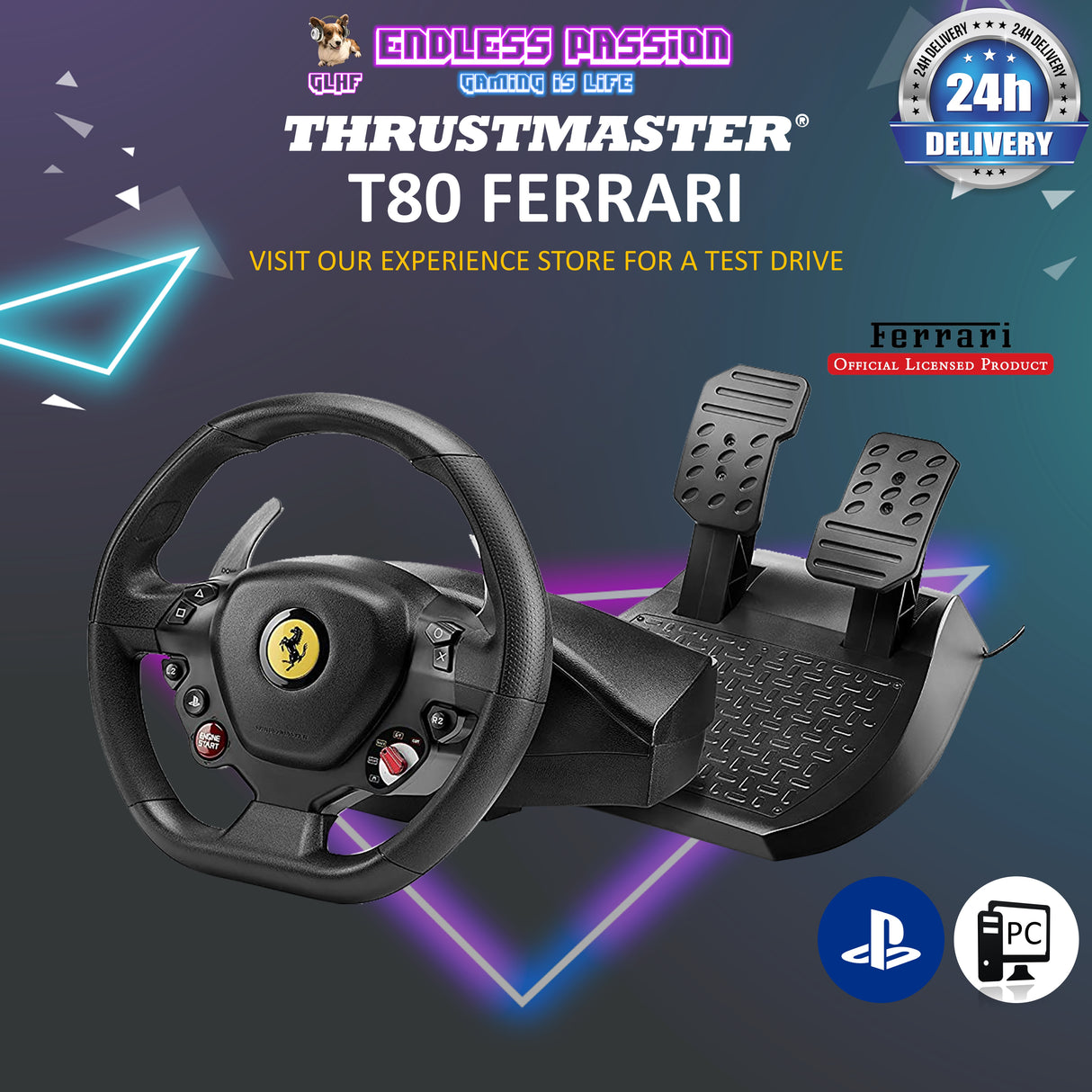 Thrustmaster T80 Ferrari 488 GTB Edition